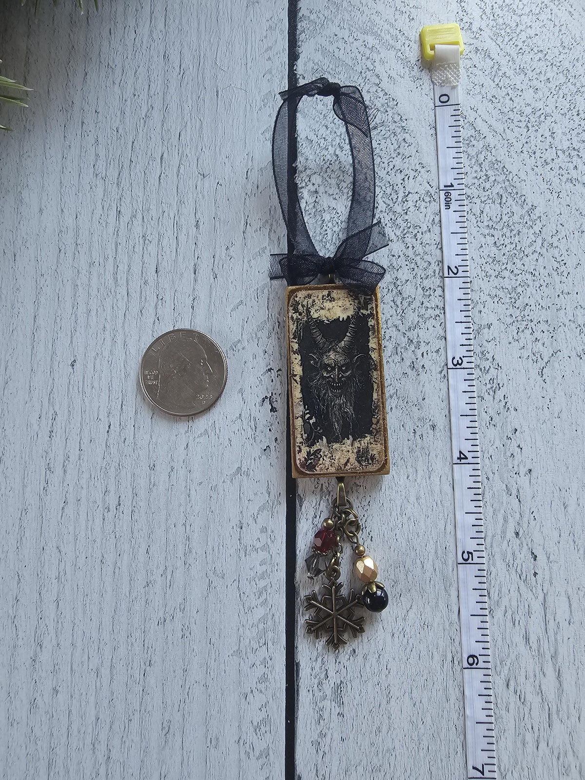 Handmade Scary Creepy Krampus Christmas Horror Ornaments