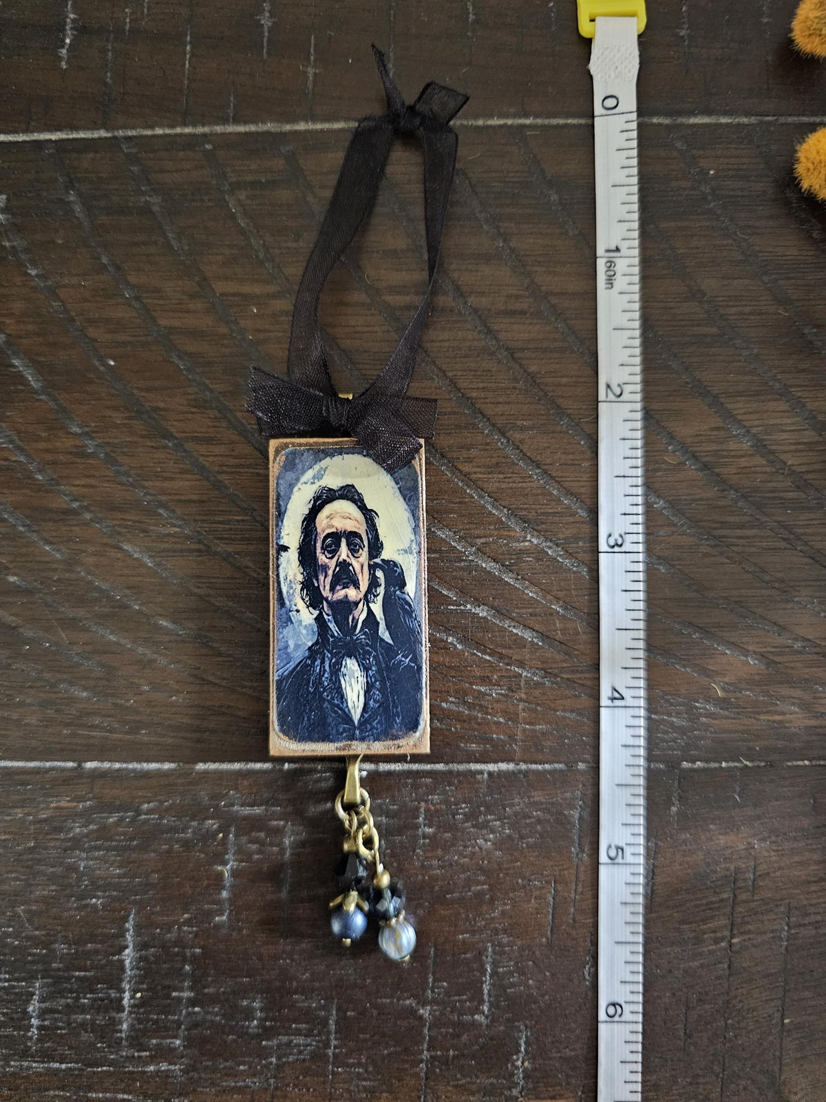 Poe Raven Theme Ornament, Halloween Horror Decor