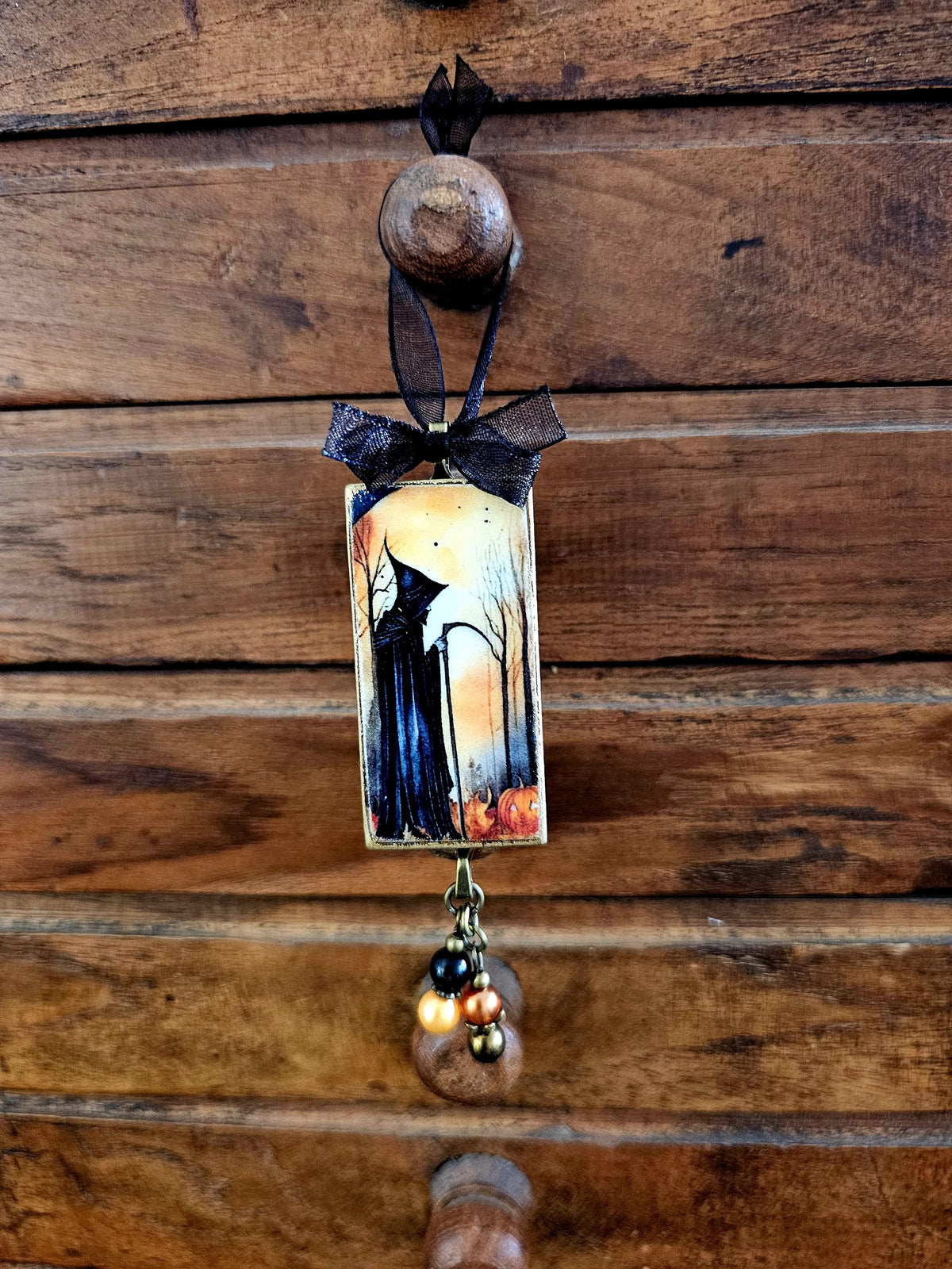 Grim Reaper Halloween Ornament, Death