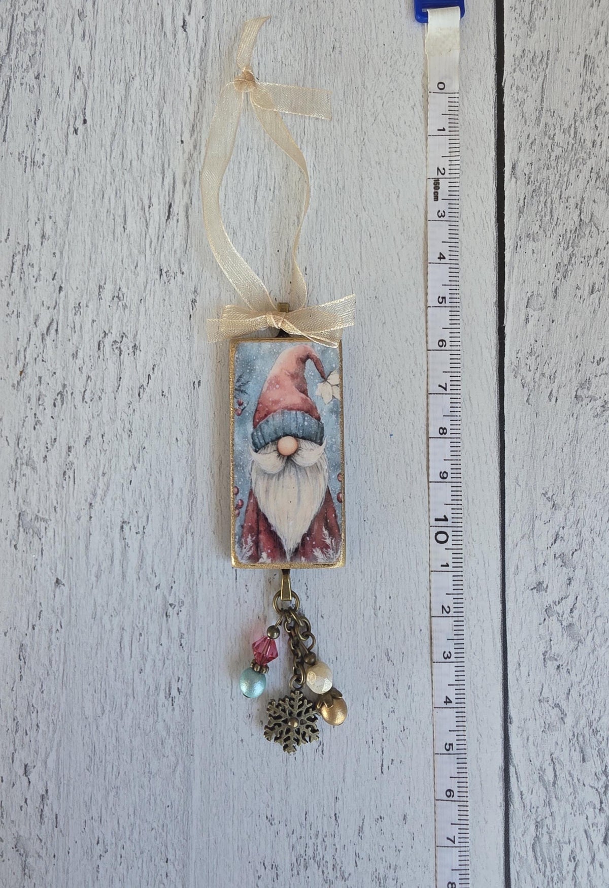 Handmade Winter Gnome Christmas Ornaments