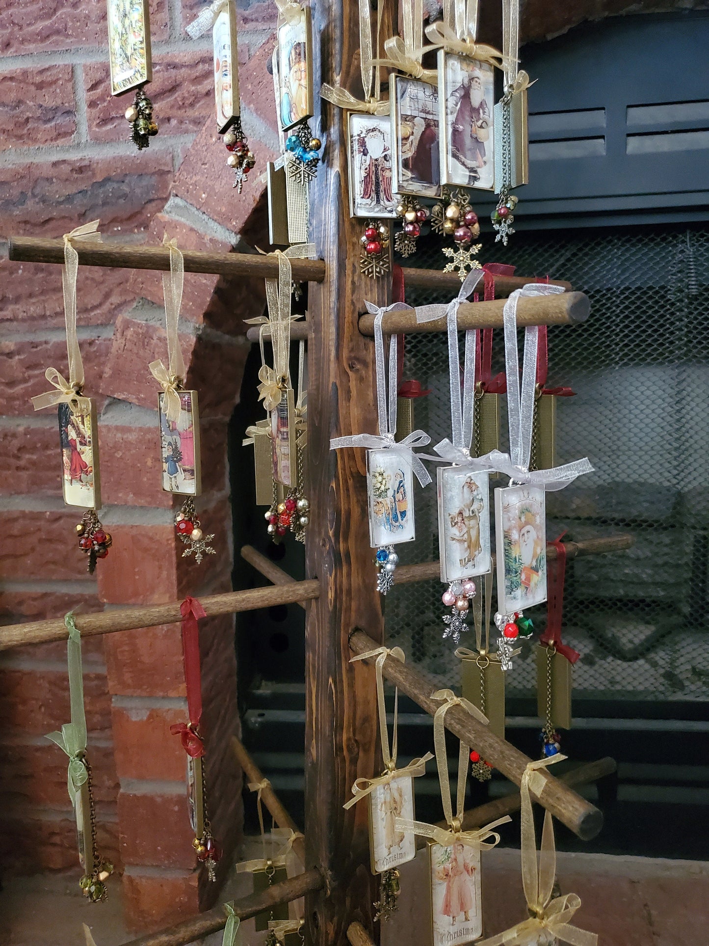 Christmas Ornaments, Steampunk Style Holiday Ornaments, Unique Holiday Decor