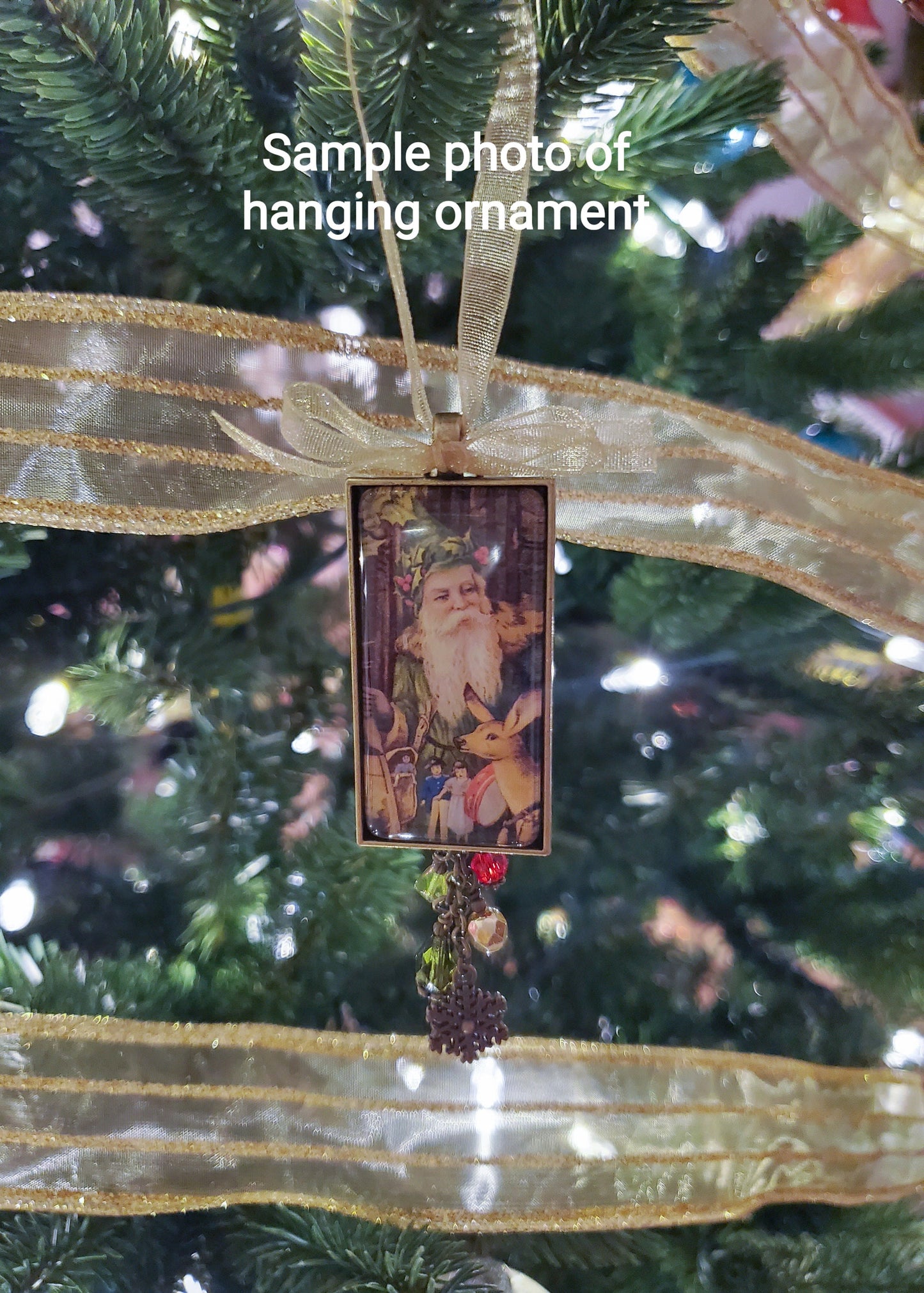 Christmas Ornaments, Steampunk Style Holiday Ornaments, Unique Holiday Decor
