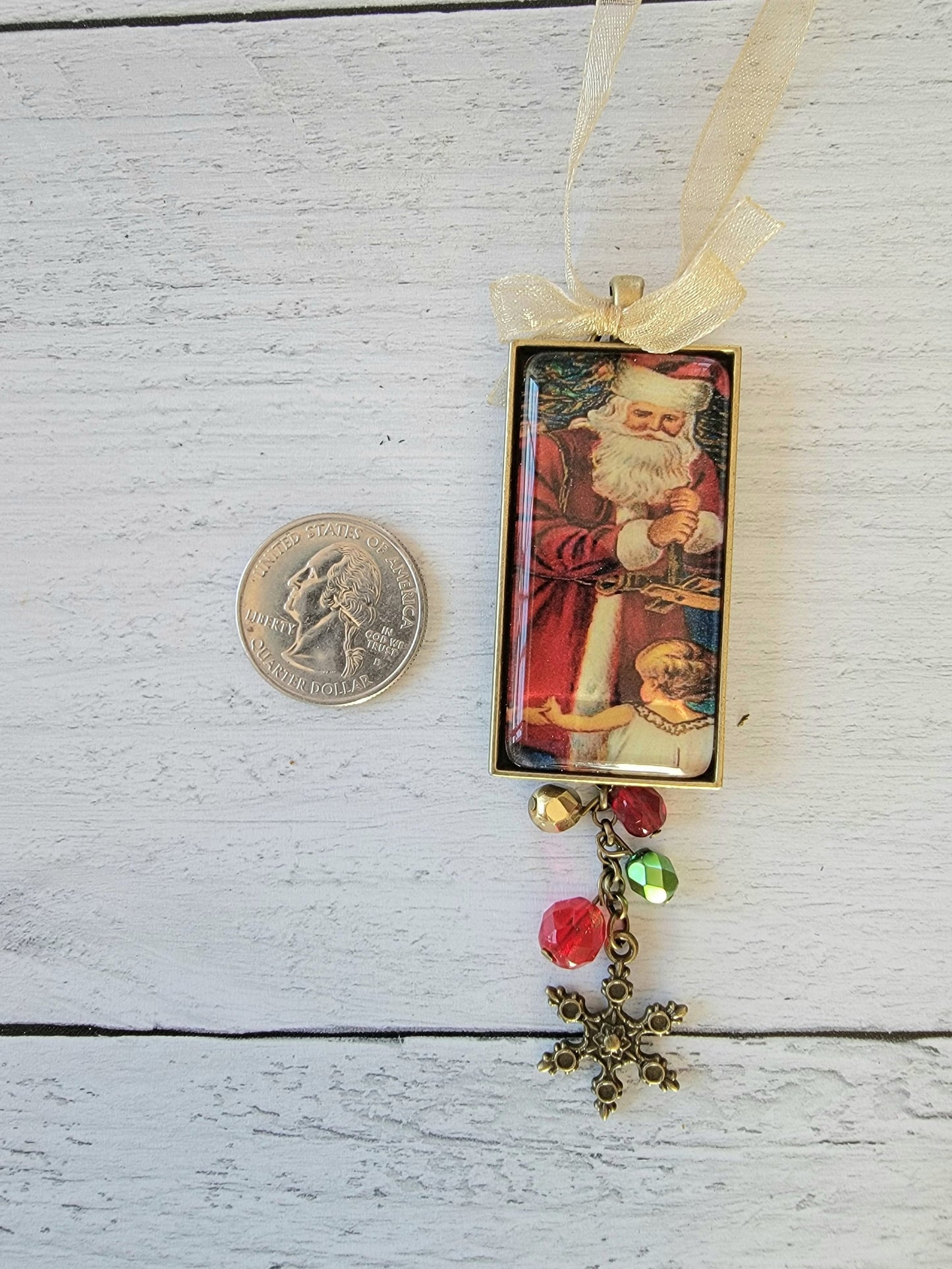 Holiday Ornaments, Your Choice of Vintage Style Santa Ornaments, Father Christmas Decor, Christmas Decorations, Christmas Gifts