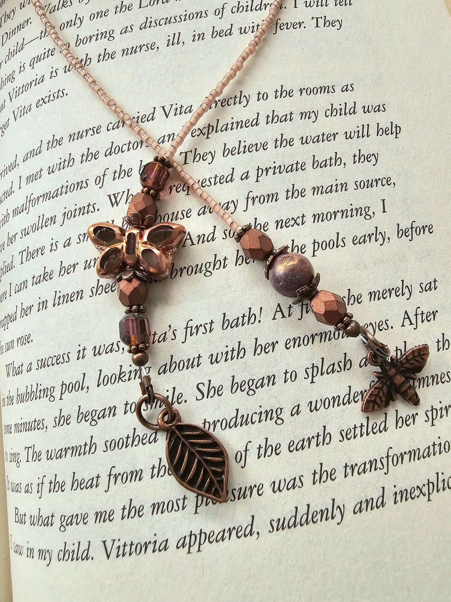 Book Lover Gift With Nature Theme - Butterfly and Bee, Gift for Her