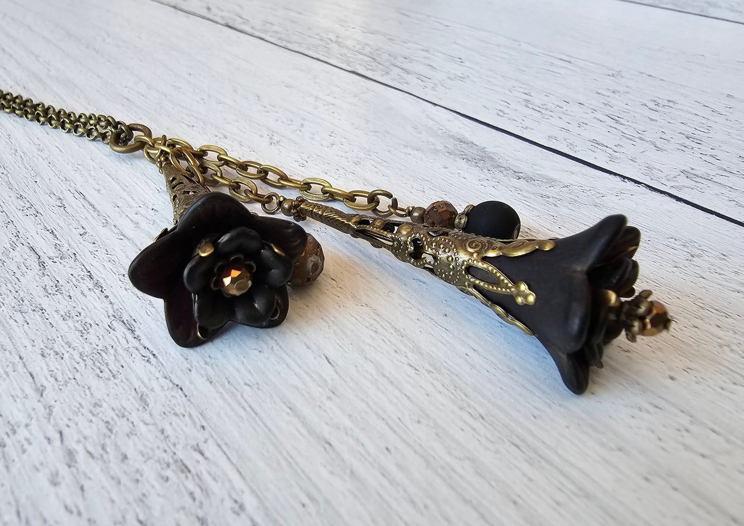 Gothic Style Car Charm, Black Vintage Style Mirror Charm, First Car Gift, Treat Yourself
