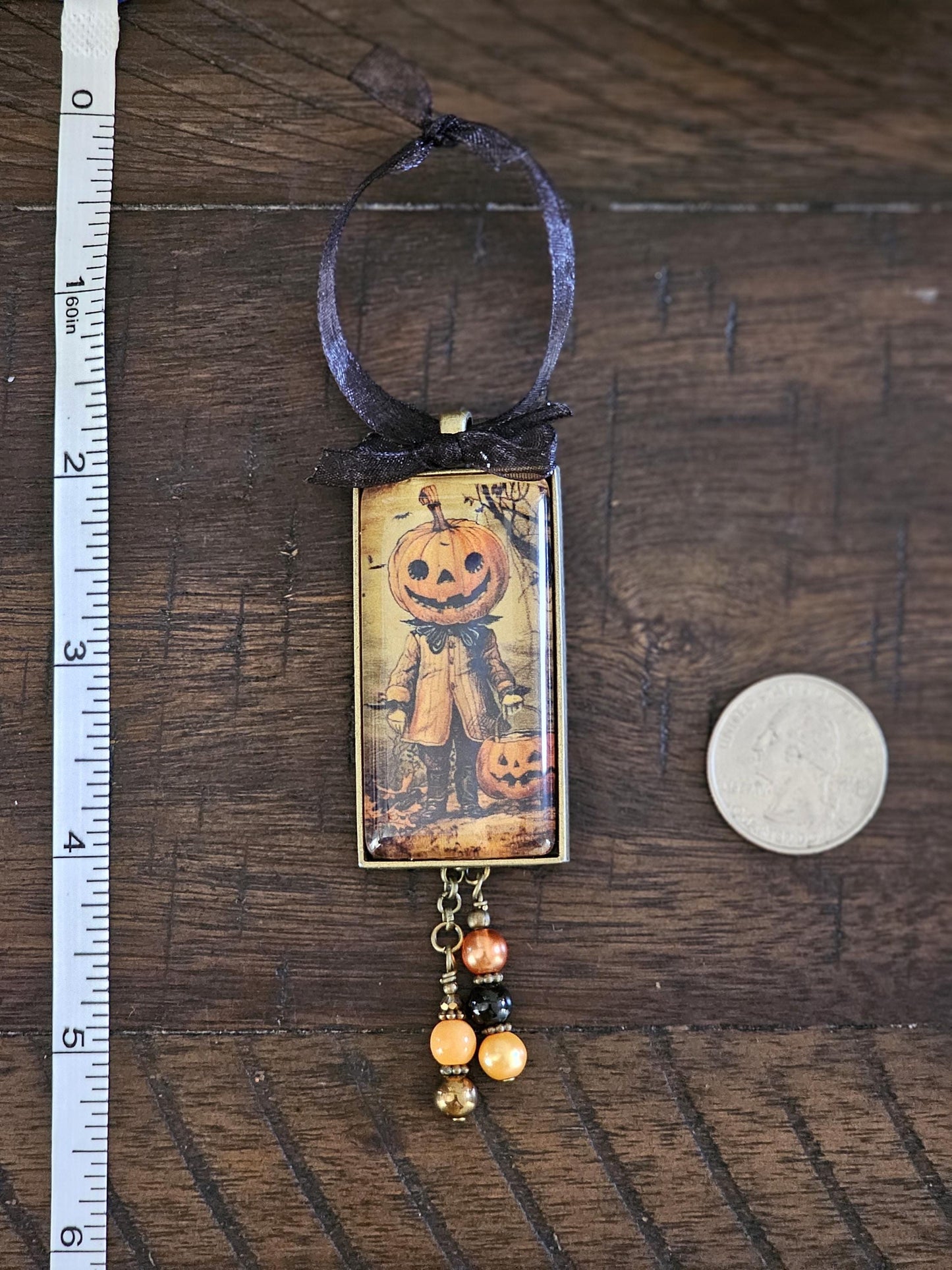 Vintage Style Halloween Ornament, Spooky Decor
