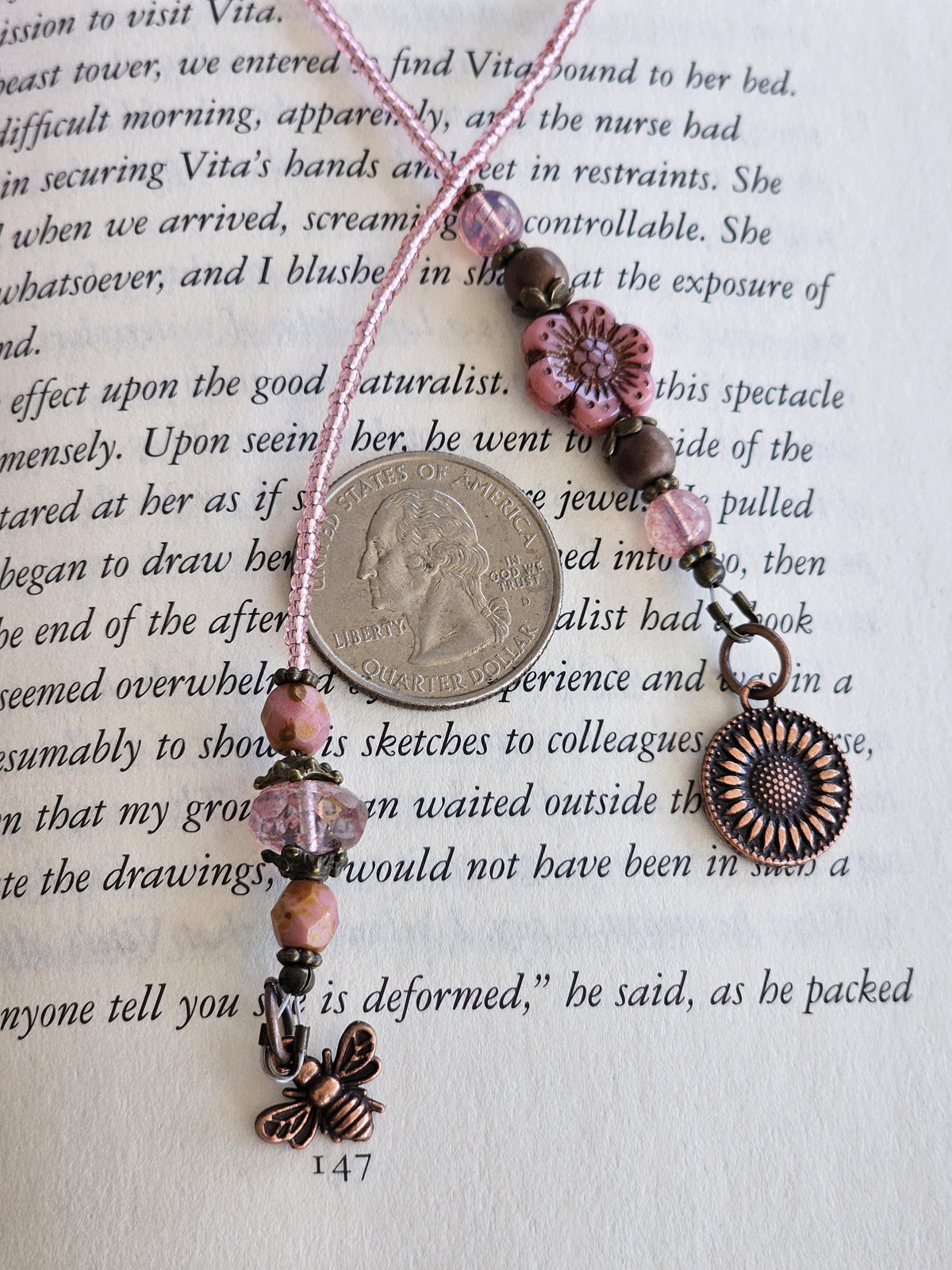 Pink Daisy Bookmark is the Perfect Gift for the Nature Lover