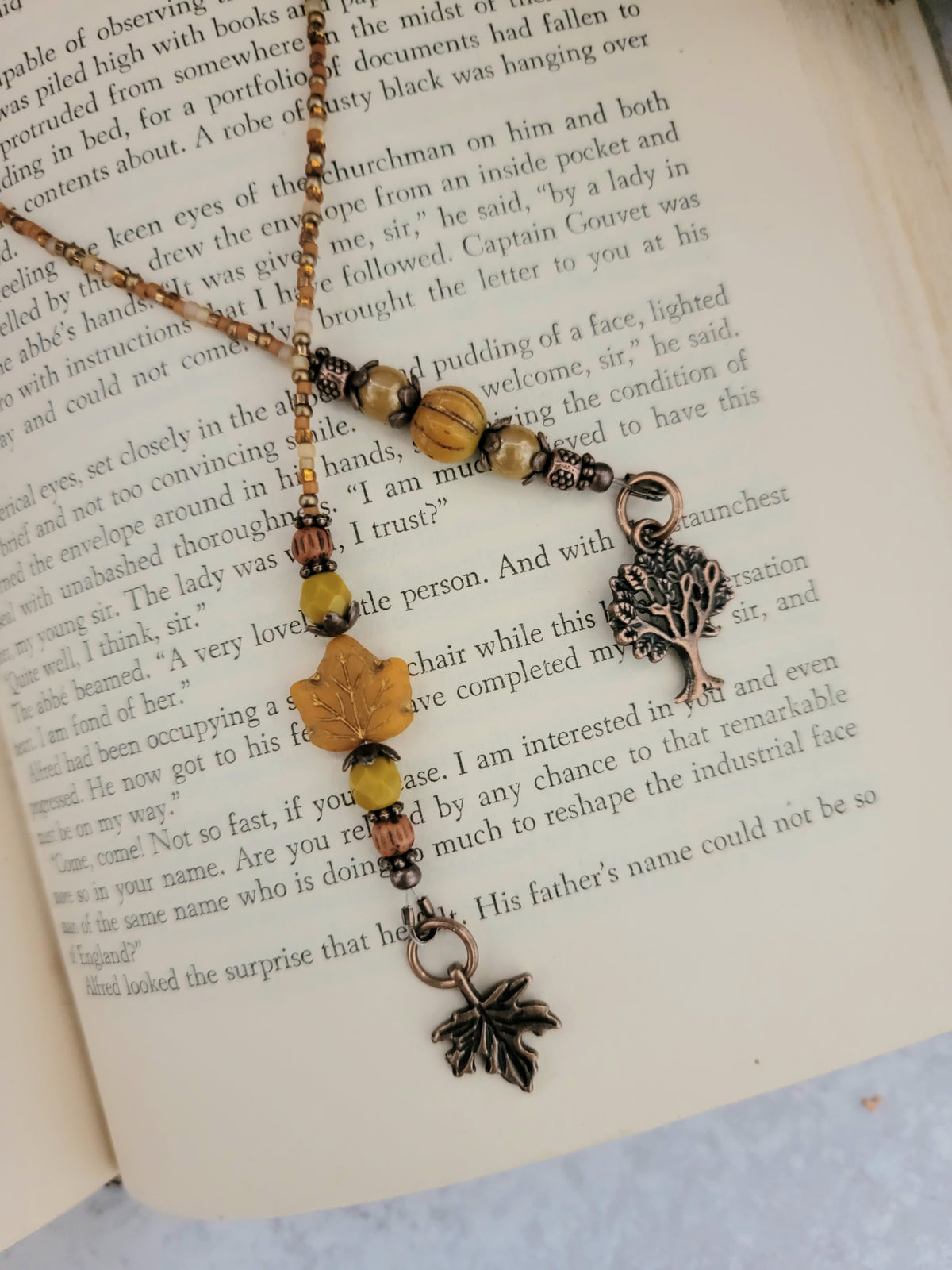 Fall Leaves Bookmark