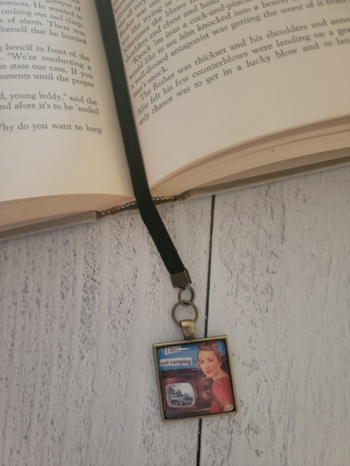 Snarky Sarcastic Love Not Camping Bookmark