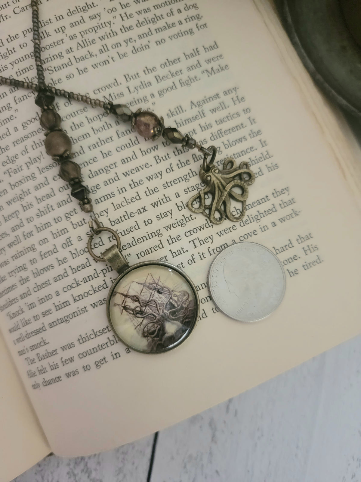 Giant Octopus Kraken Monster Bookmark