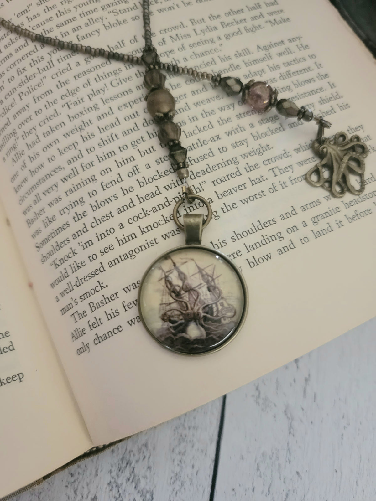 Giant Octopus Kraken Monster Bookmark