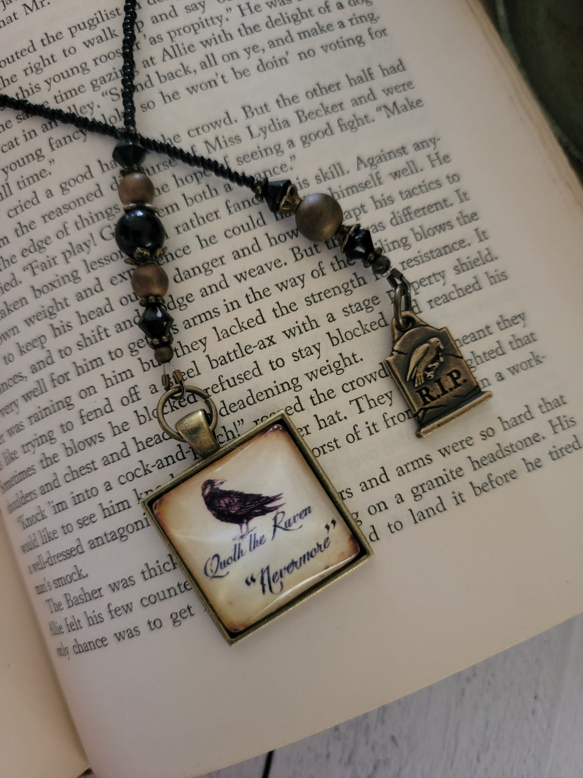 Raven Nevermore Poe Bookmark