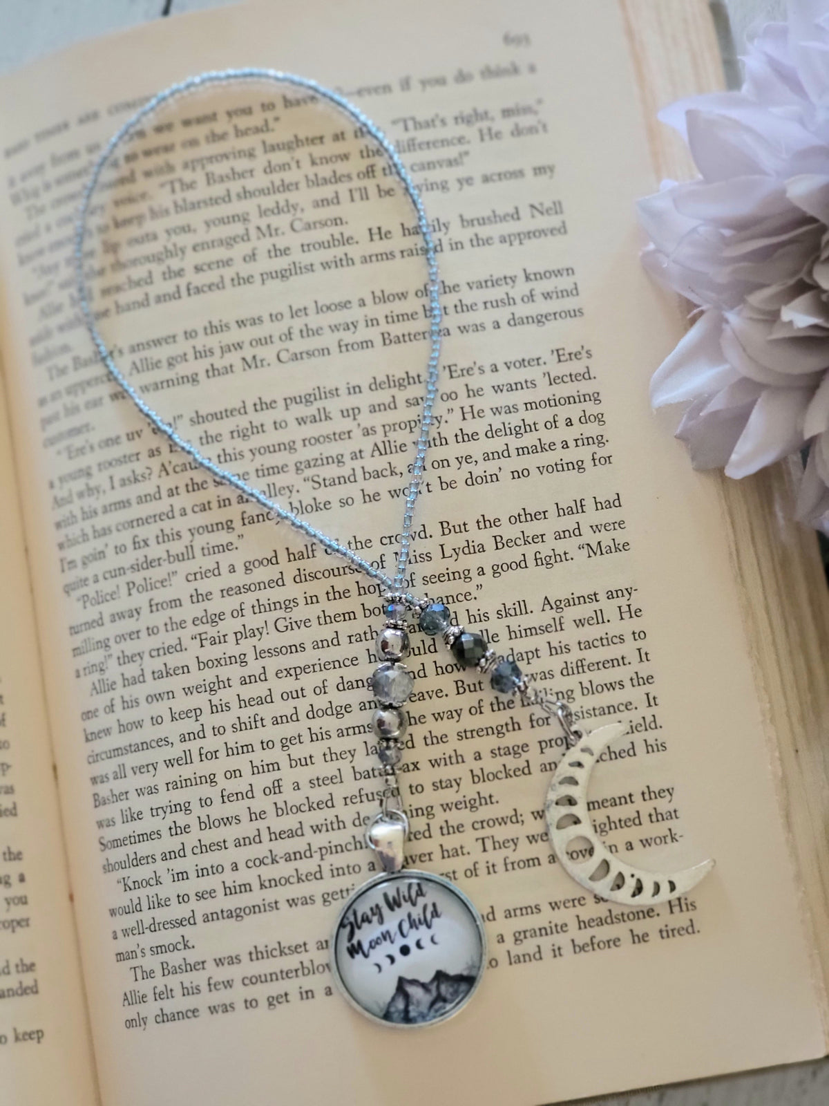 Wild Child Moon Bookmark