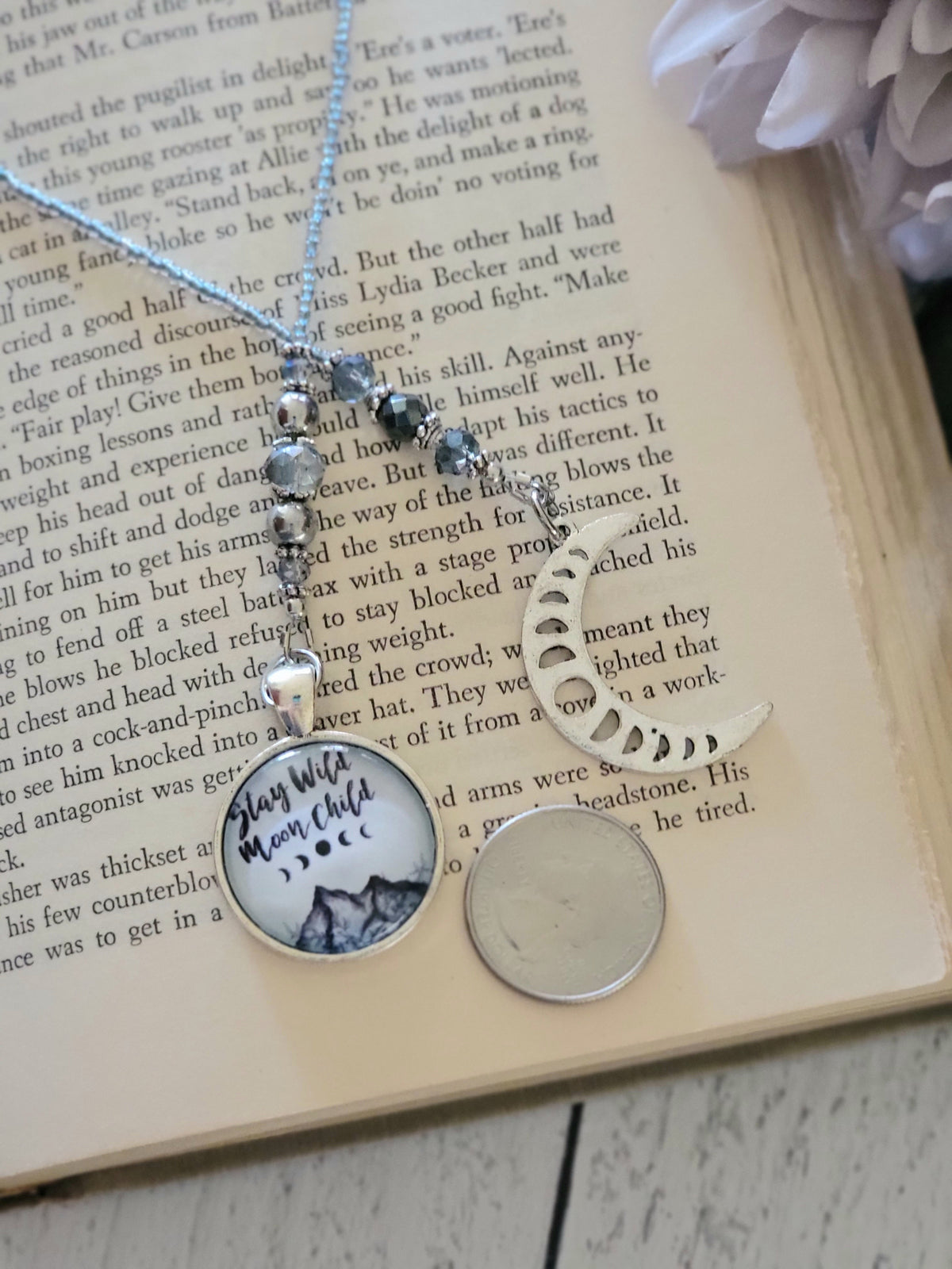 Wild Child Moon Bookmark