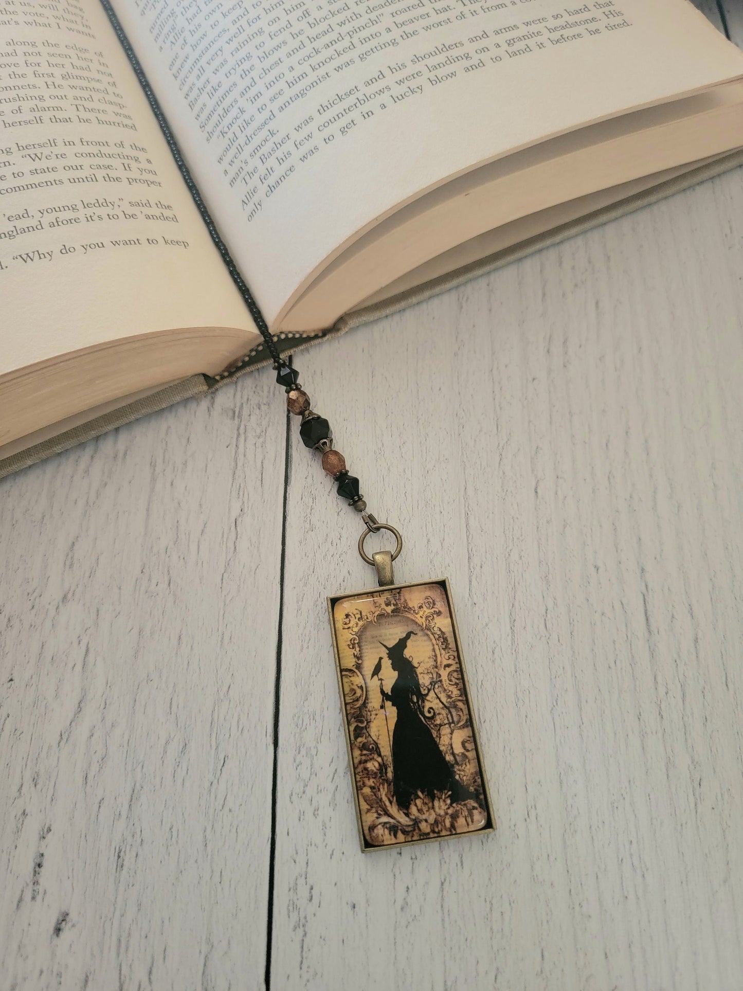 Witch Bookmark, Witchy Bookmarker, Unique Horror Lover Gift