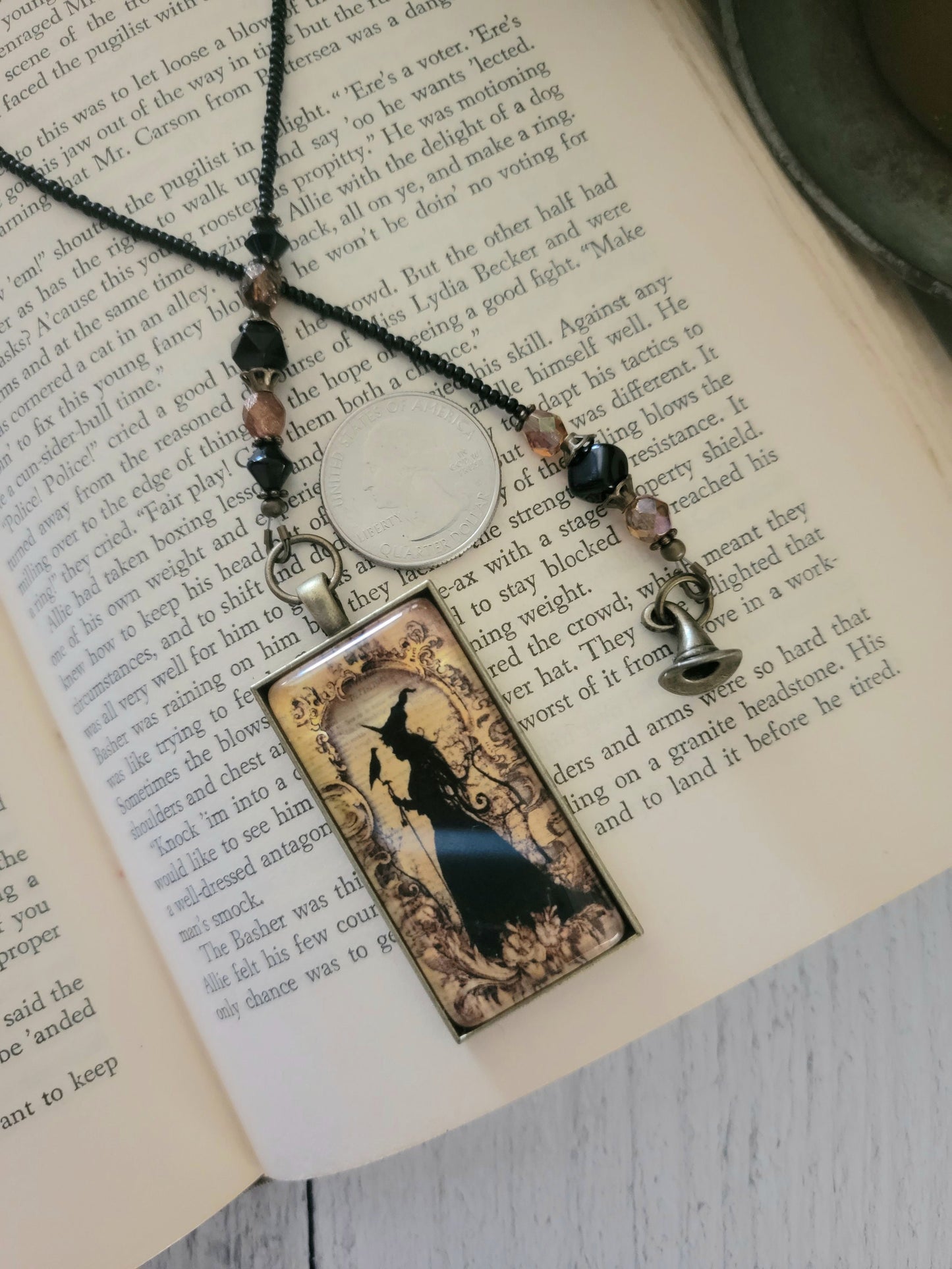 Witch Bookmark, Witchy Bookmarker, Unique Horror Lover Gift