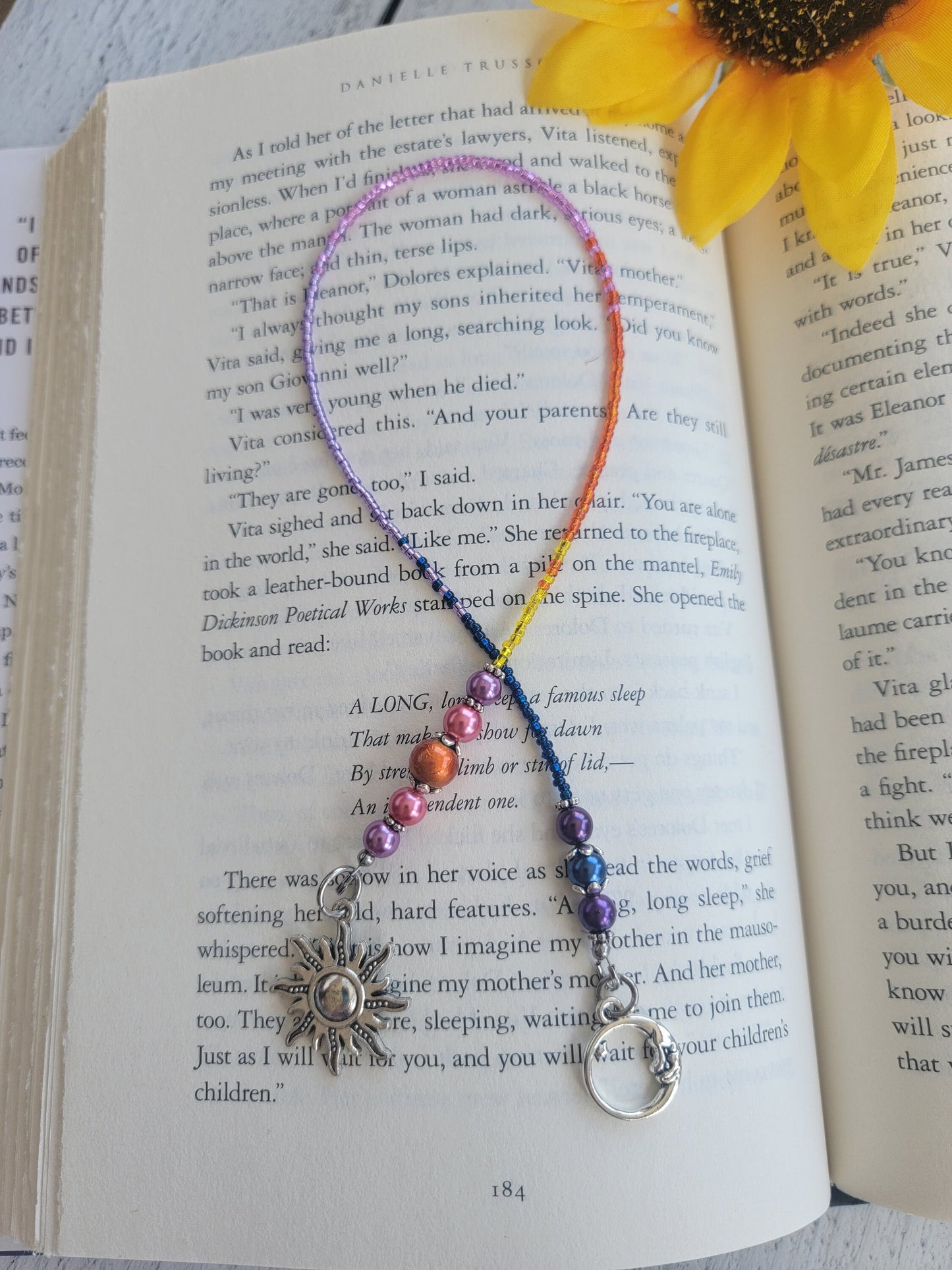 Unique Sunset Bookmark, Reader Gift, Bookworm Gift