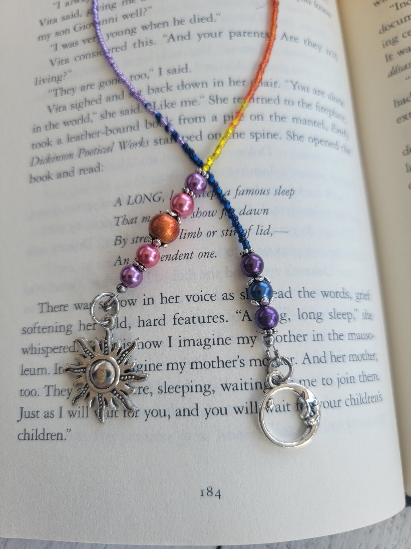Unique Sunset Bookmark, Reader Gift, Bookworm Gift