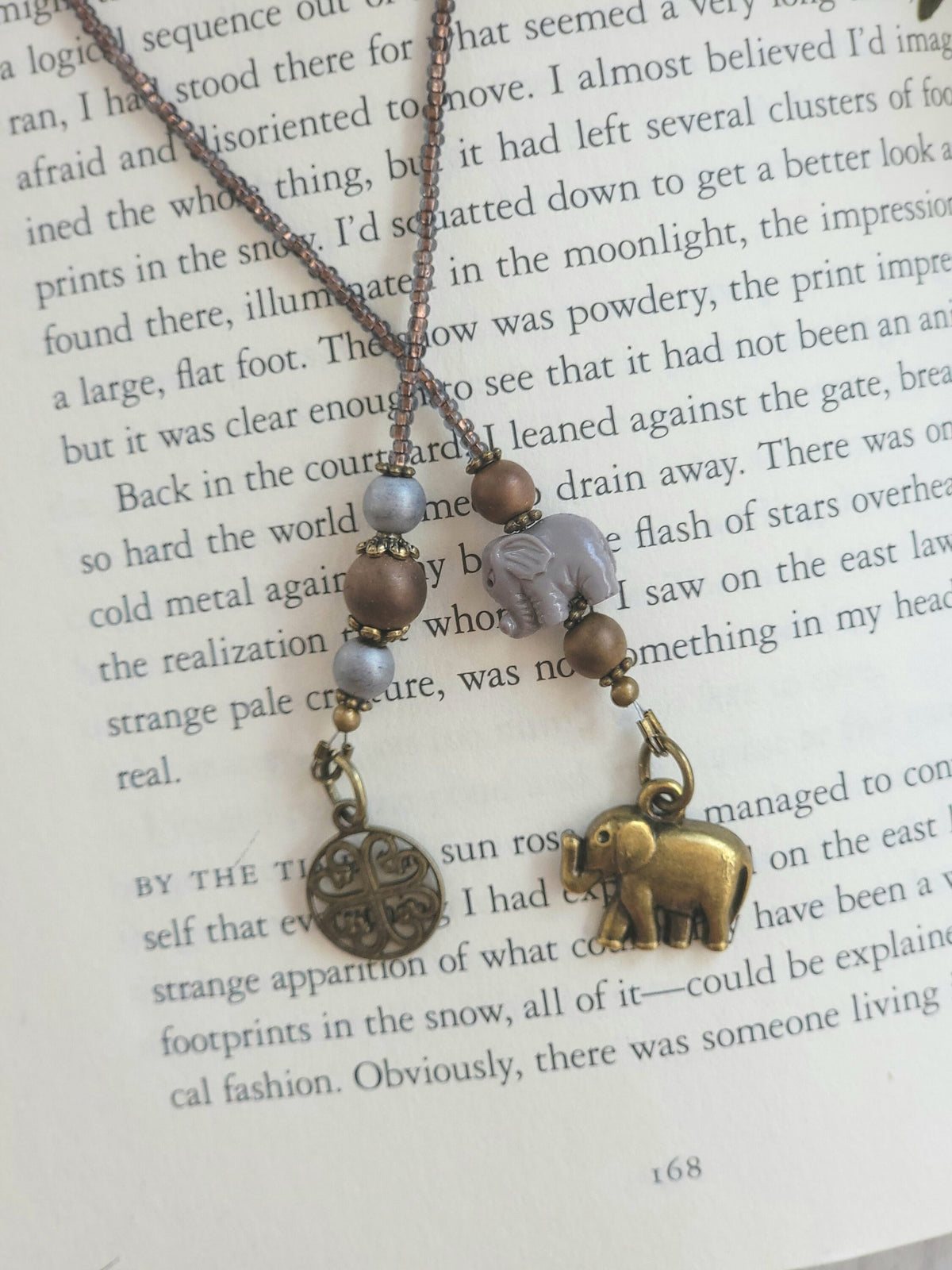 Handmade Artisan Elephant Beaded Bookmark is the Perfect Gift for Readers