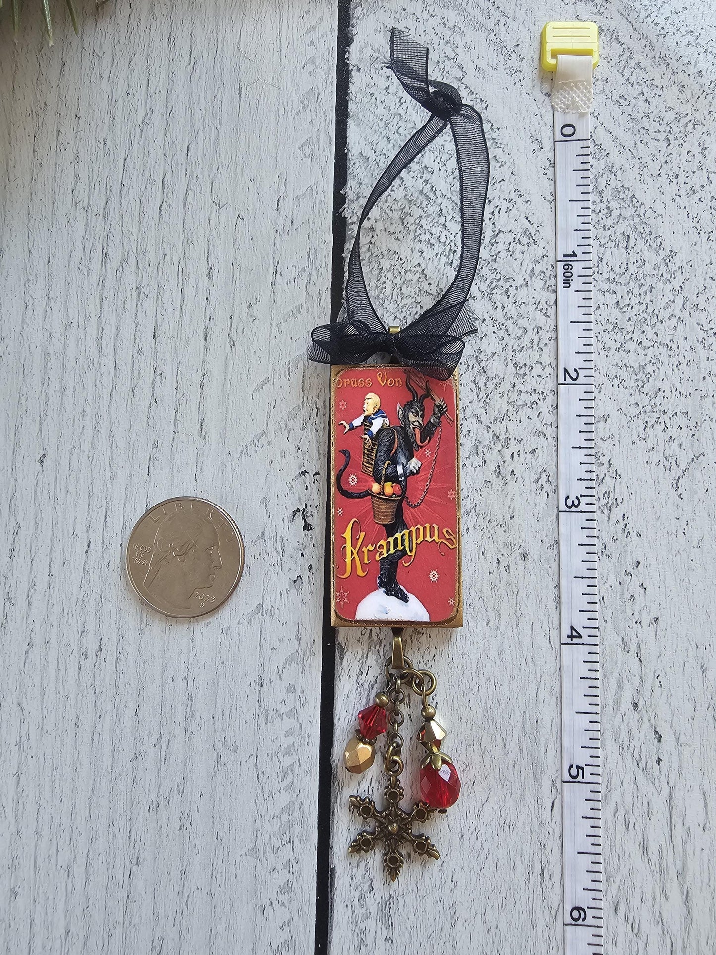 Handmade Krampus Holiday Ornaments