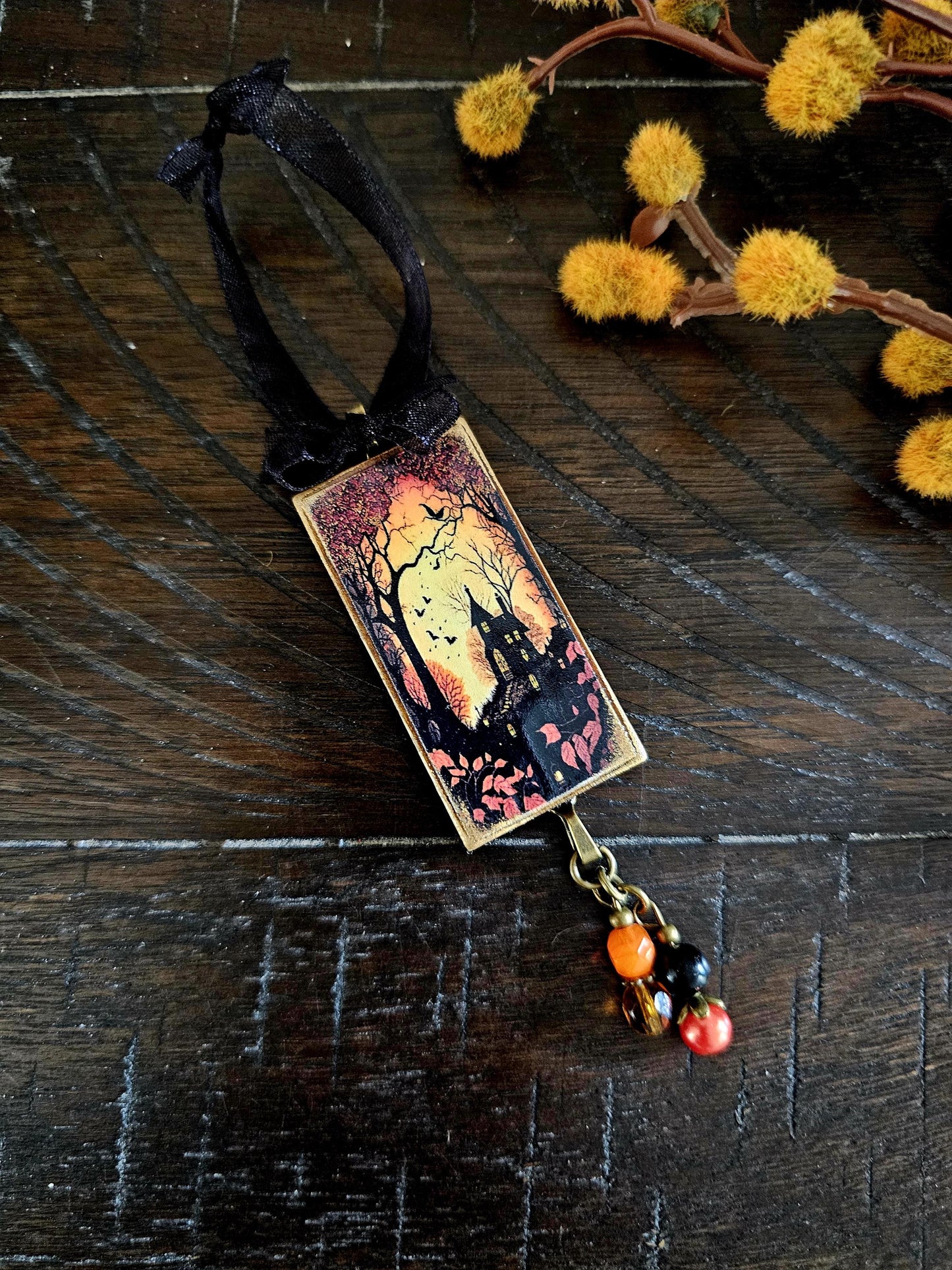 Haunted House Ornament, Halloween Themed Decor