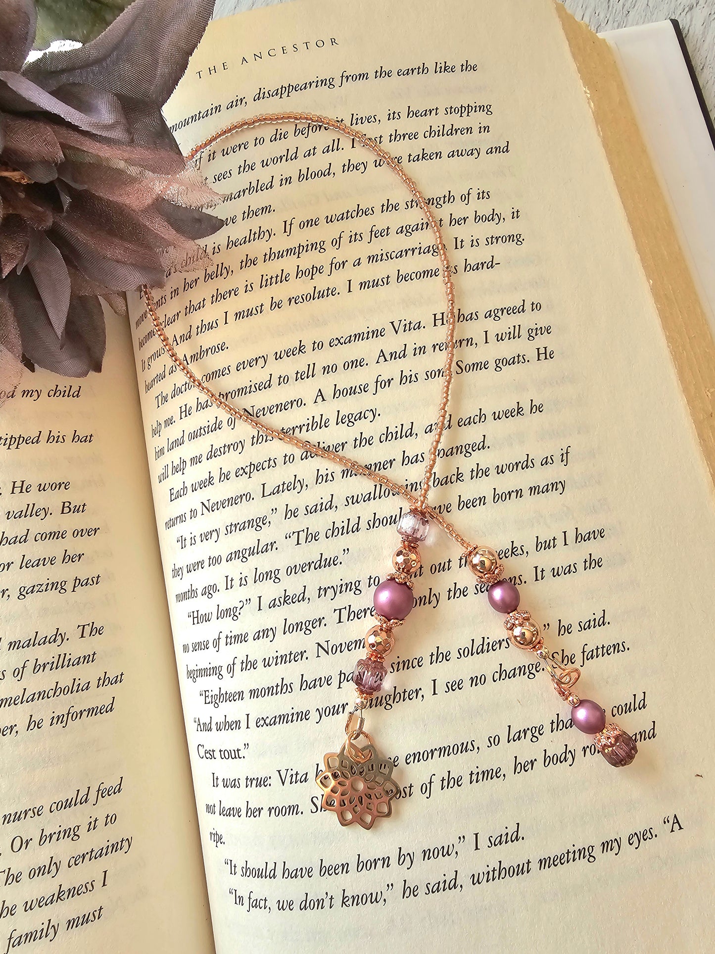 Rose Gold Plated Star Bookmark, Tiny Star Gift, Gift for Her