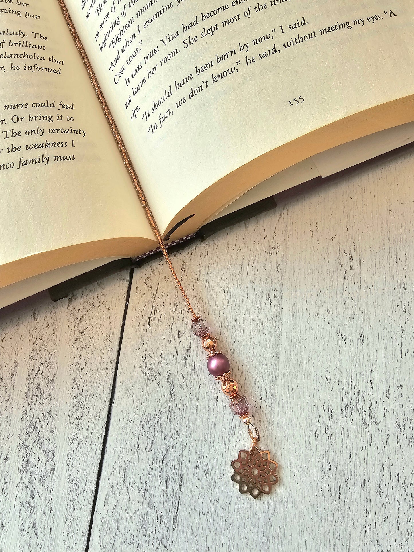 Rose Gold Plated Star Bookmark, Tiny Star Gift, Gift for Her