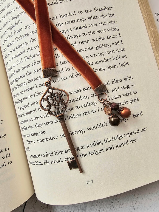 Velvet Ribbon Key Bookmark