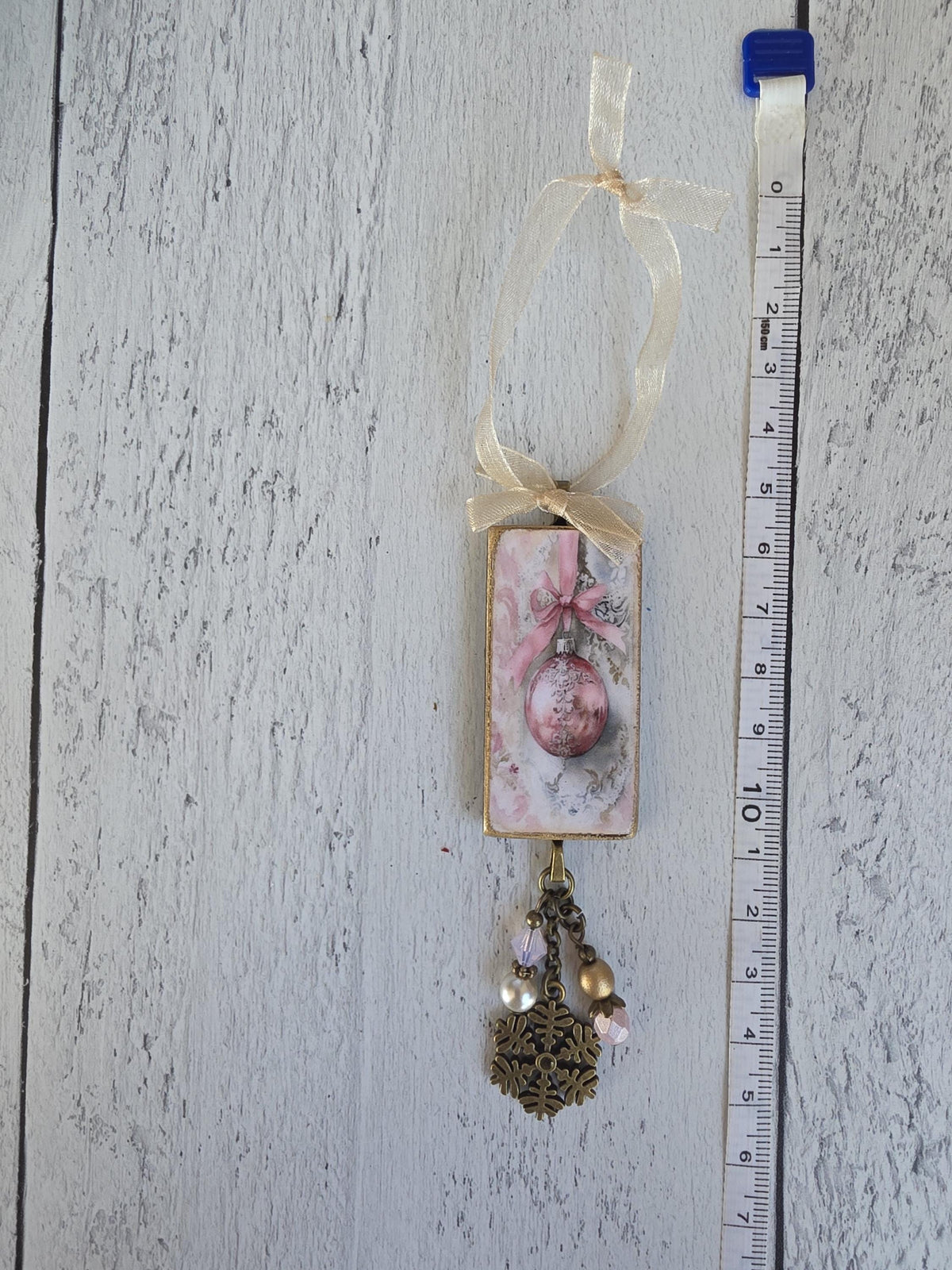 Unique Pink Christmas Bulb Ornaments, Christmas Pink Poinsettia
