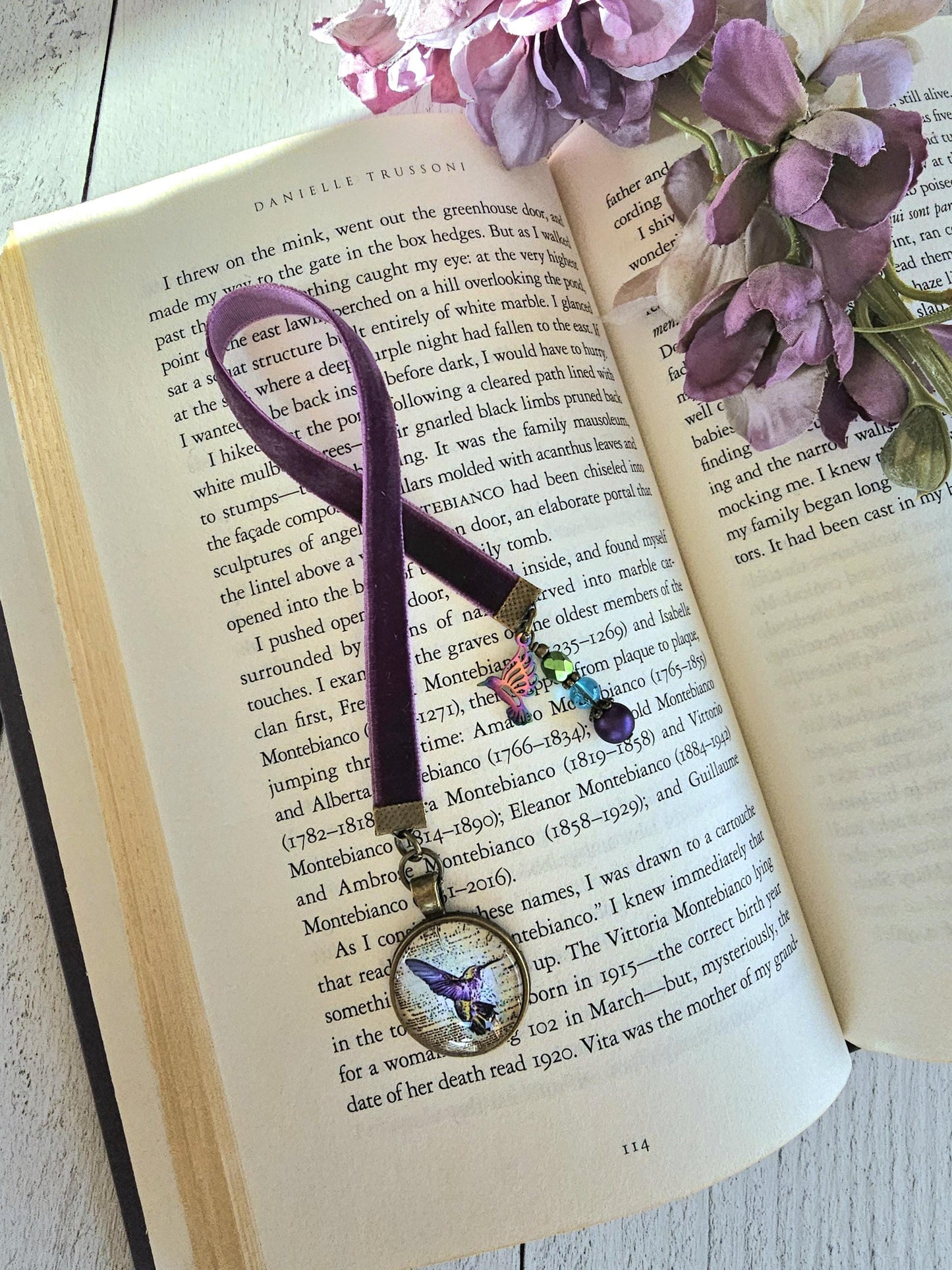 Hummingbird Reader Gift, a Unique Bookmark