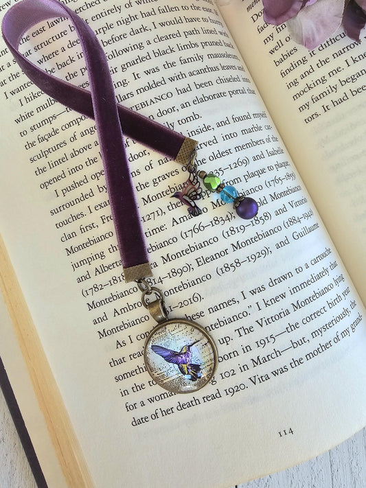 Hummingbird Reader Gift, a Unique Bookmark