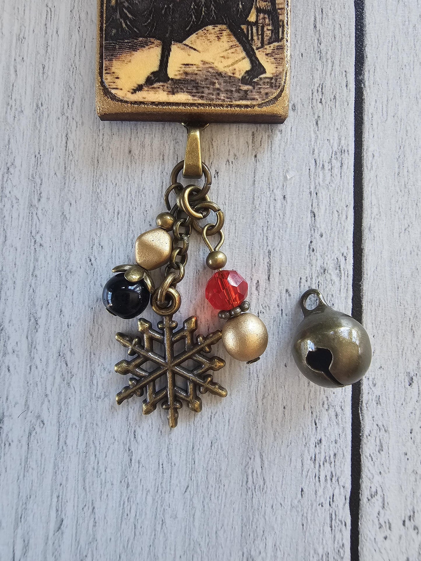 Handmade Krampus Christmas Horror Ornaments