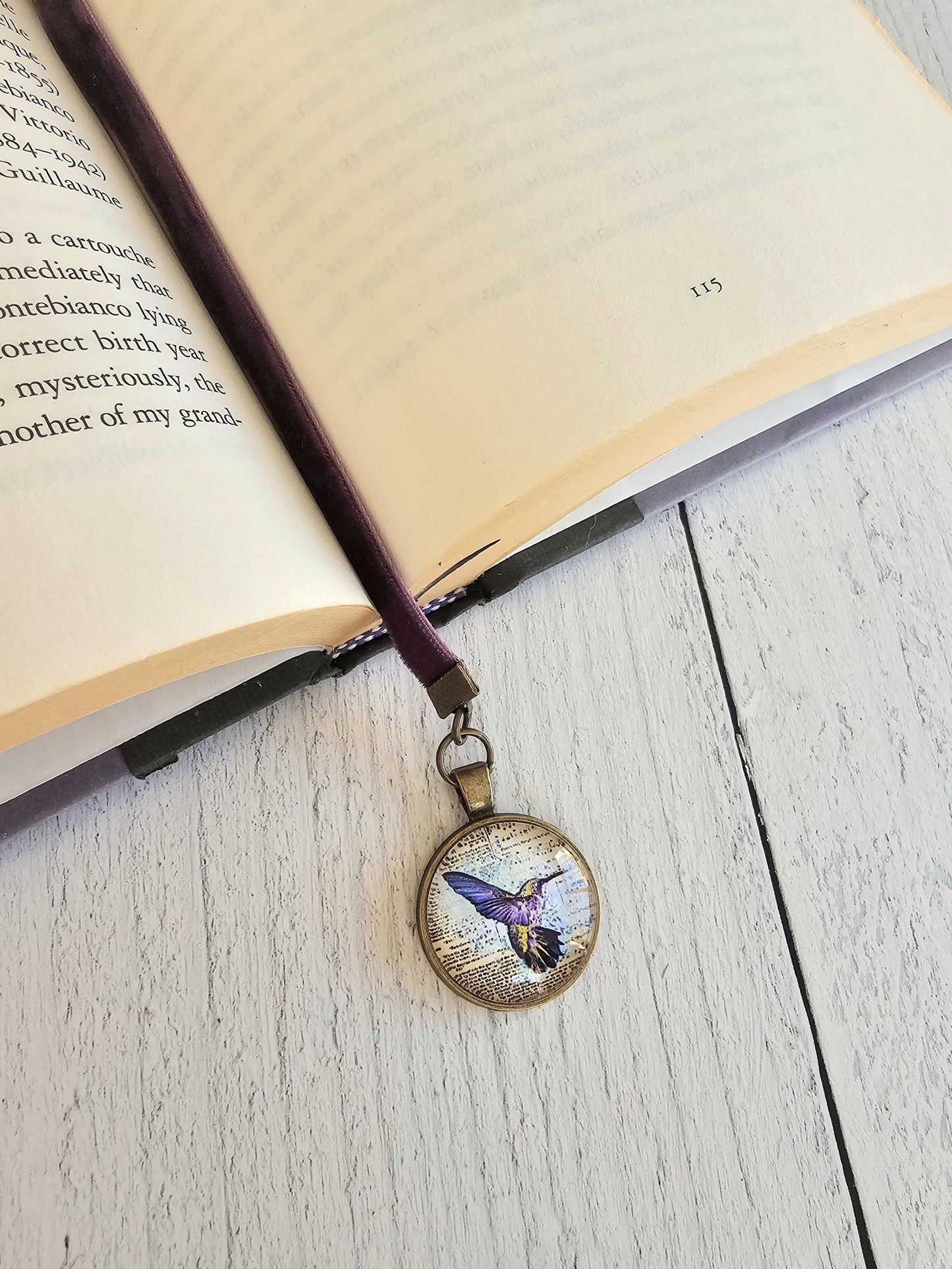 Hummingbird Reader Gift, a Unique Bookmark