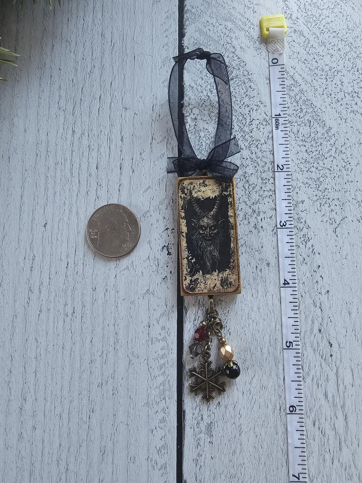 Handmade Scary Creepy Krampus Christmas Horror Ornaments