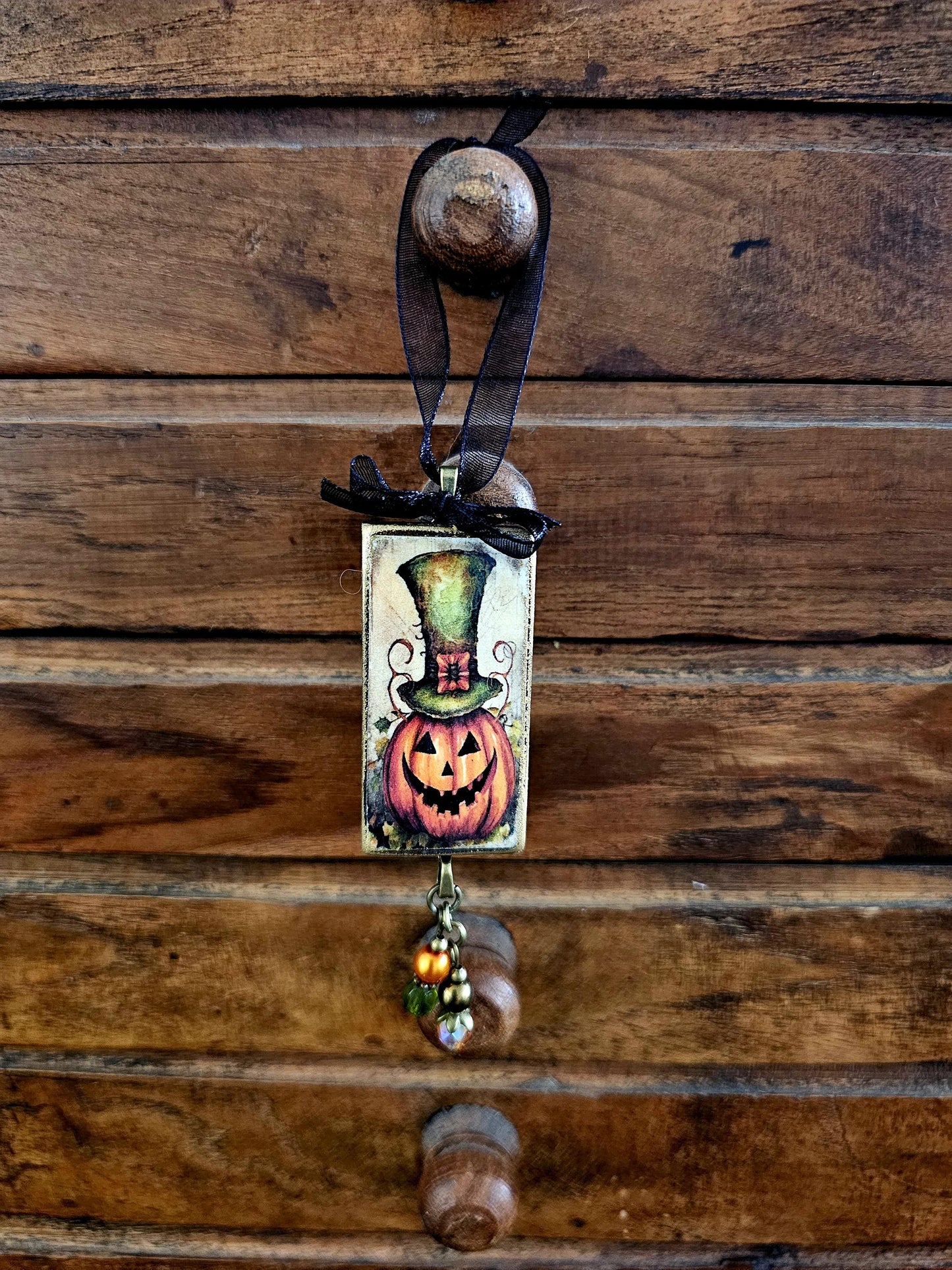 Jack-o-lantern Ornament, Halloween Themed Decor