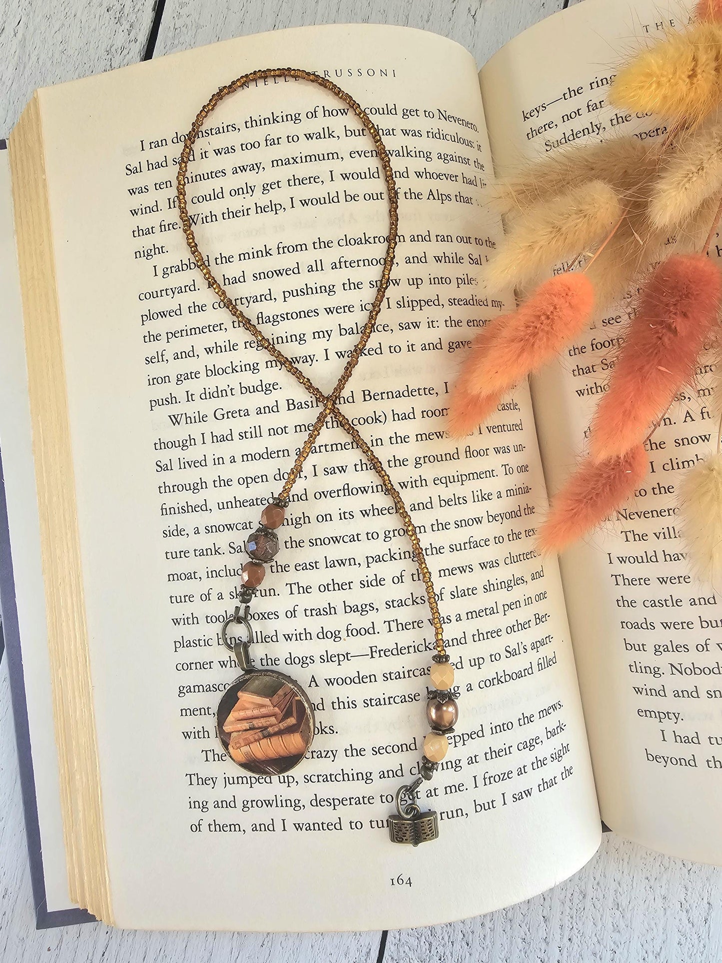 Book Themed Bookmark, Literary Book Mark, Reader Gift