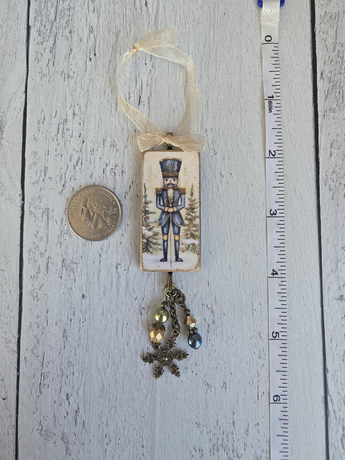 Handmade Christmas Ornaments With Nutcracker Theme, Ballerina