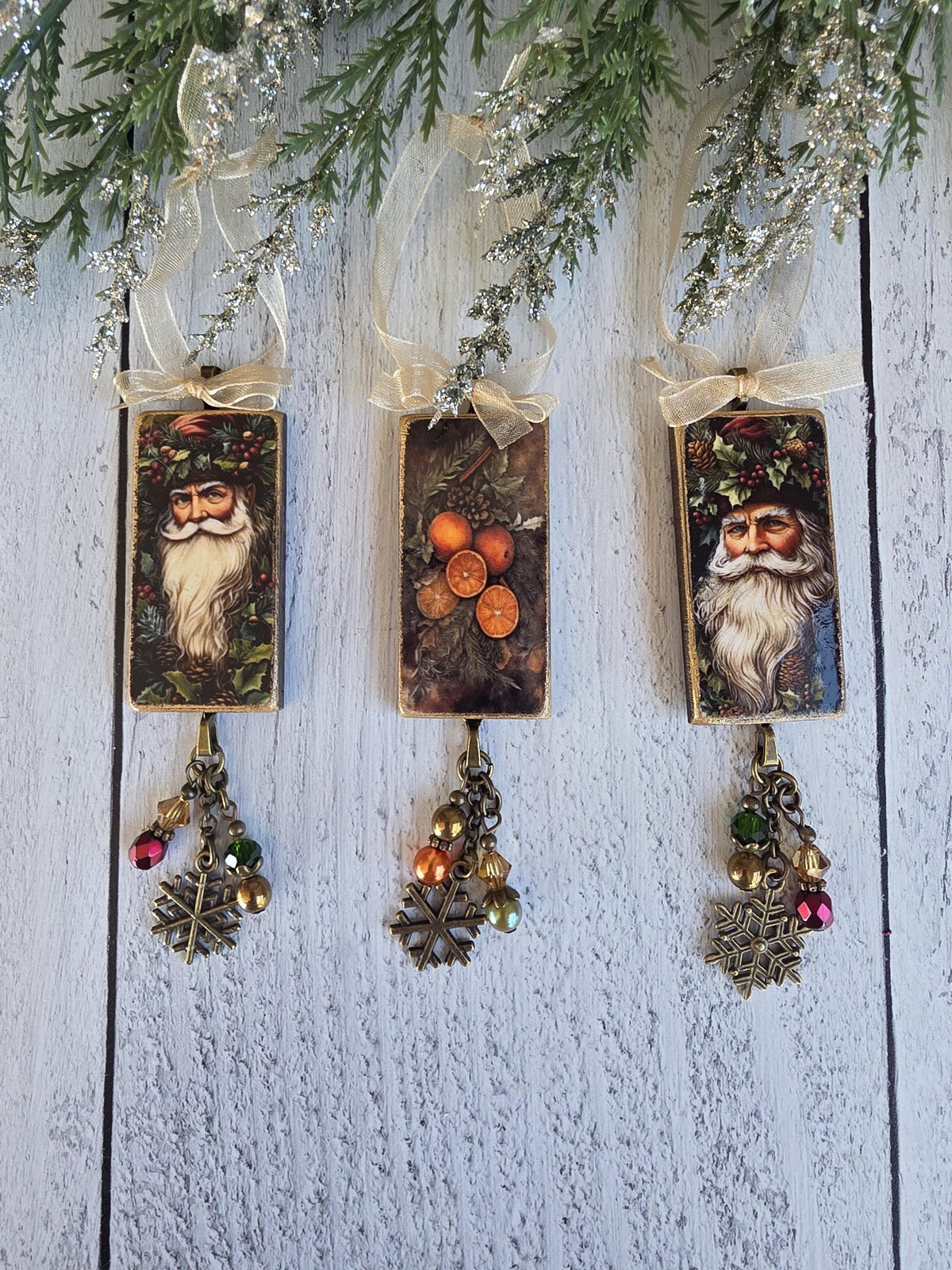 Yule King, Holly King Ornaments, Christmas Oranges