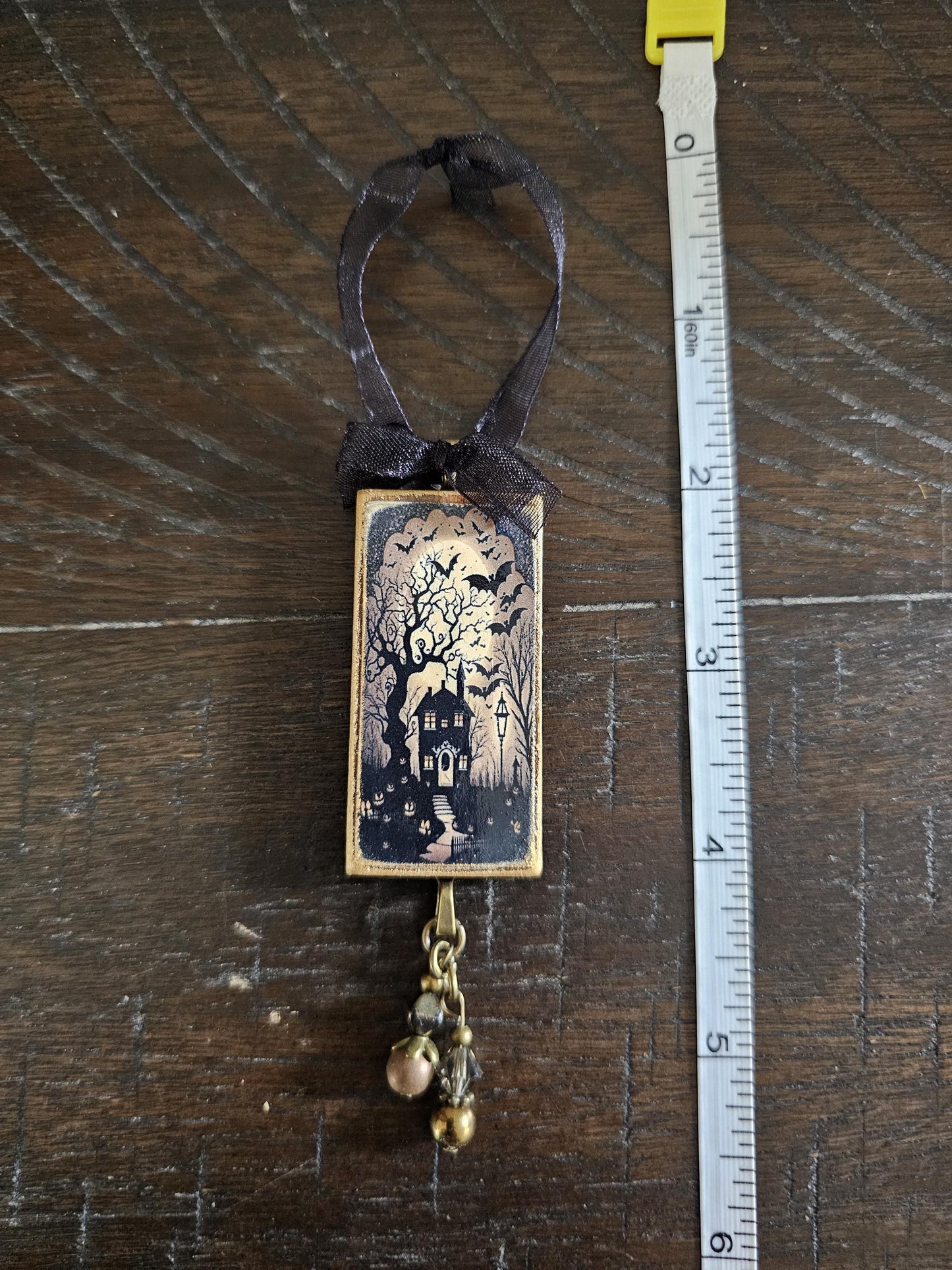 Haunted House Ornament, Halloween Themed Decor
