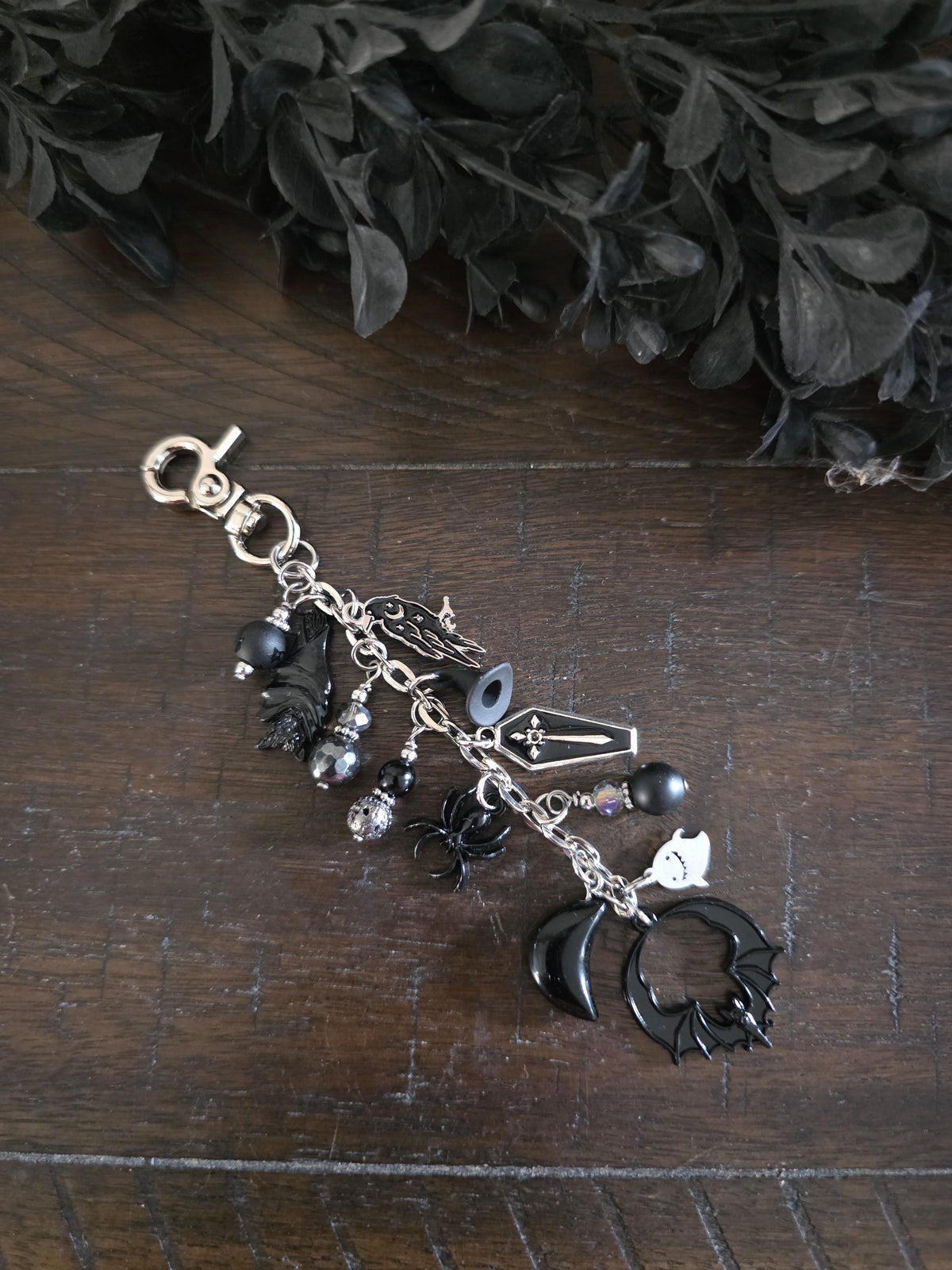 Halloween Horror Themed Bag Charm, Spooky Purse Clip 2