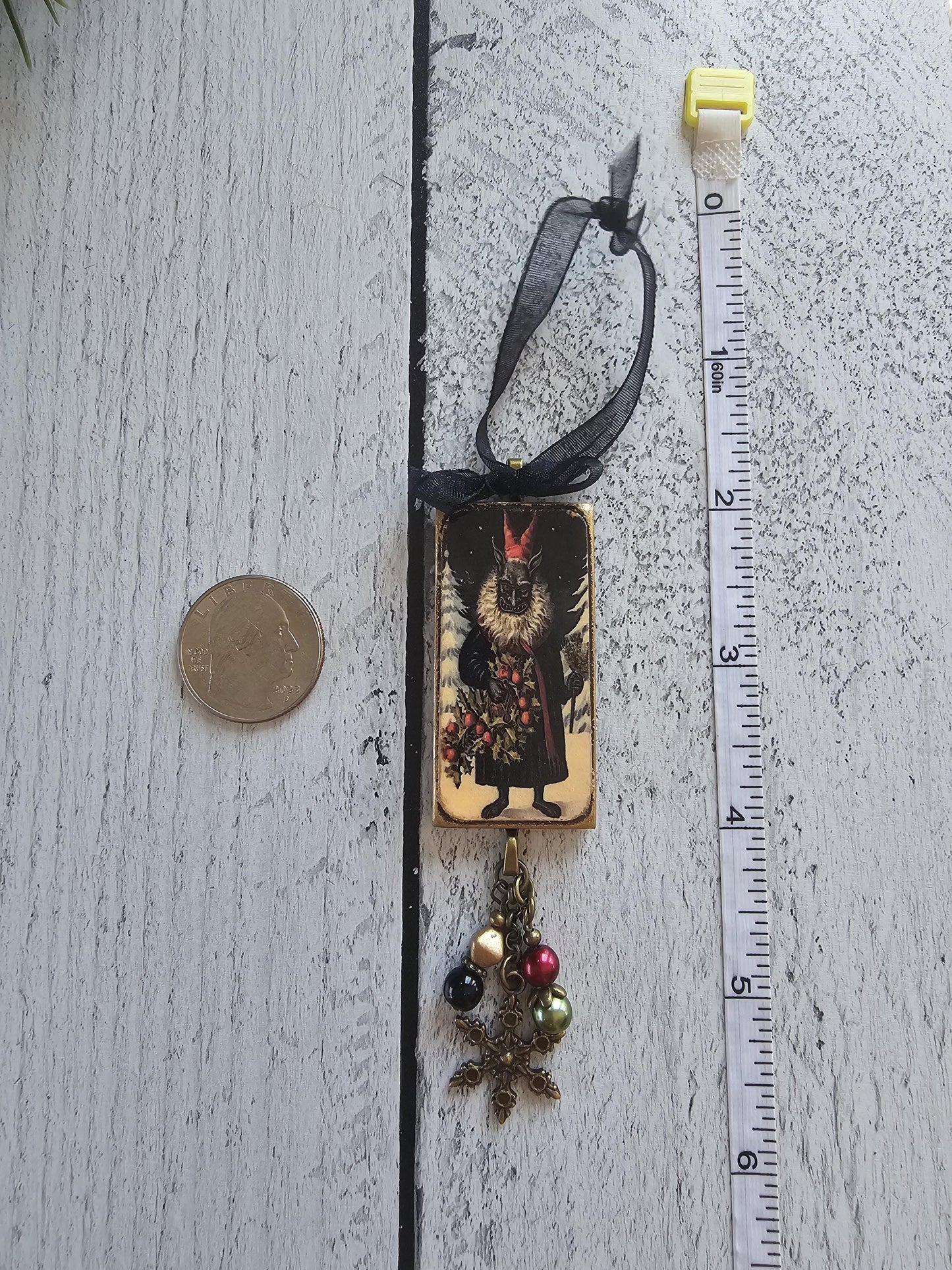 Handmade Krampus Christmas Horror Ornaments