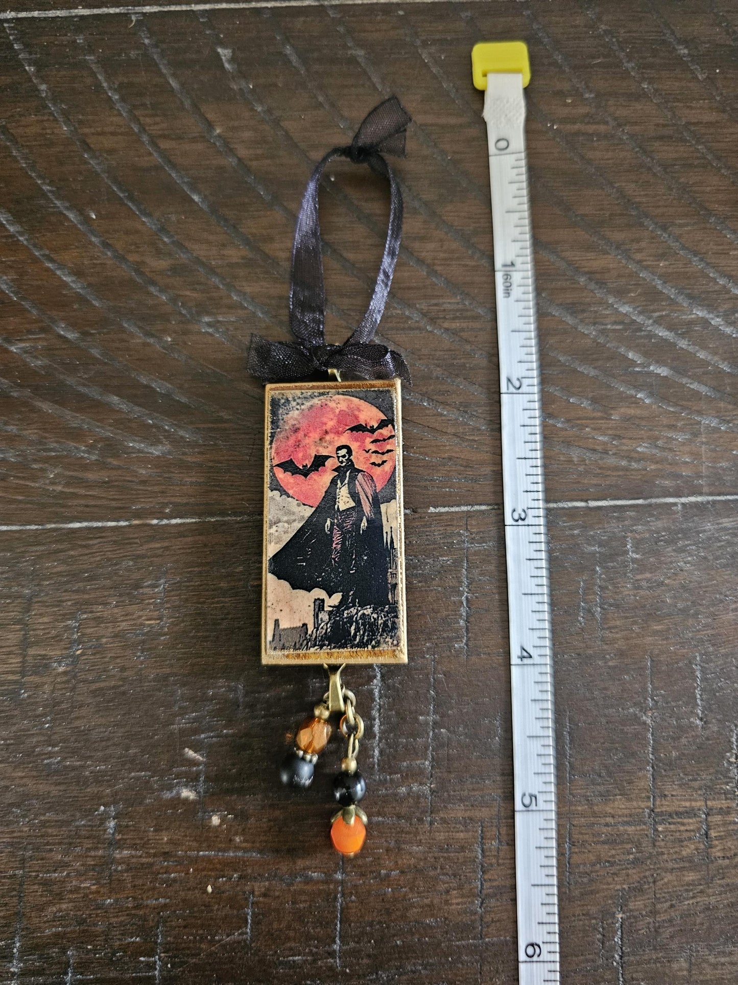 Vampire Halloween Ornament, Horror Decor