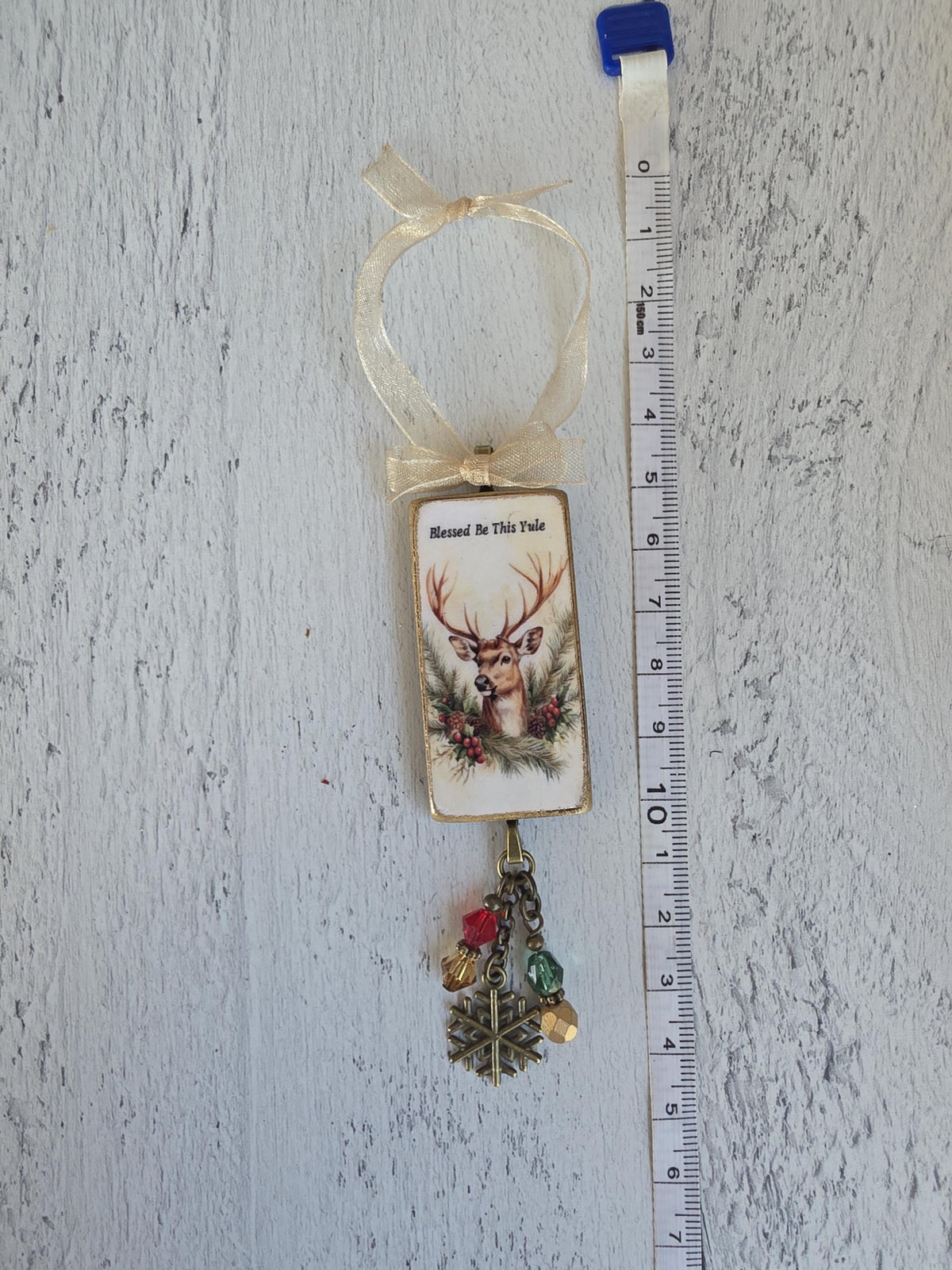 Yule Blessings Christmas Ornaments