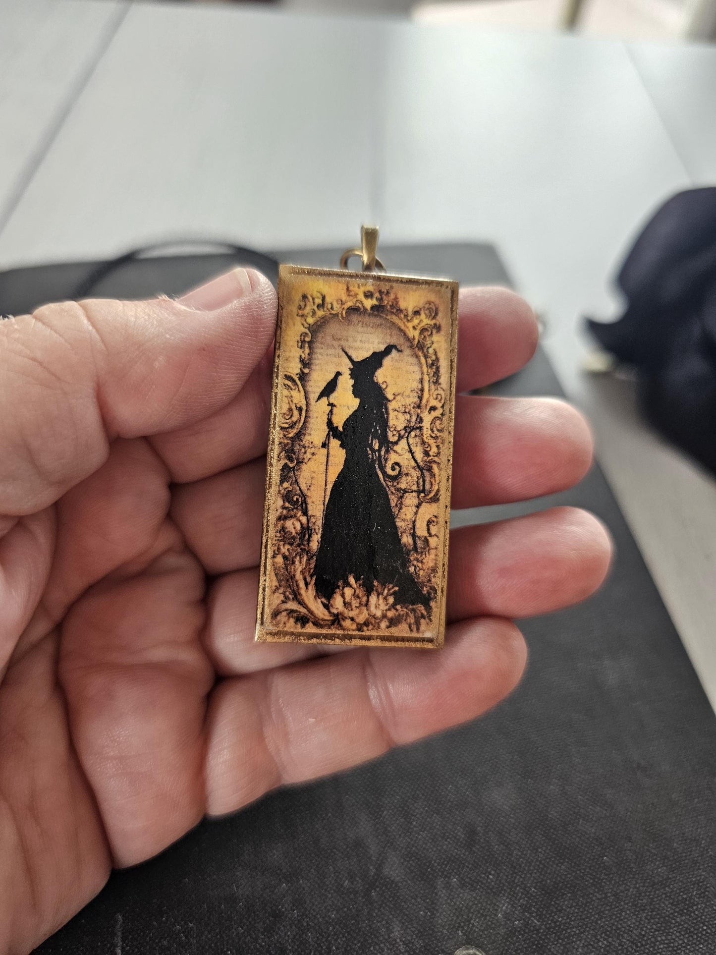 Witch Bookmark, Witchy Bookmarker, Unique Horror Lover Gift