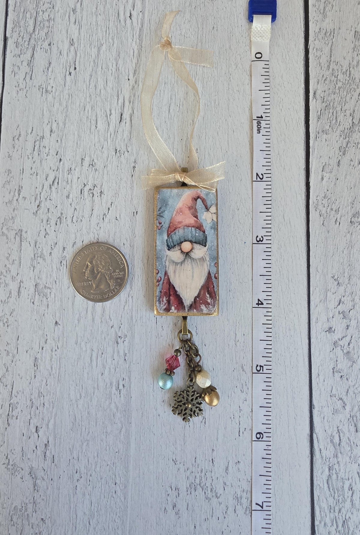 Handmade Winter Gnome Christmas Ornaments