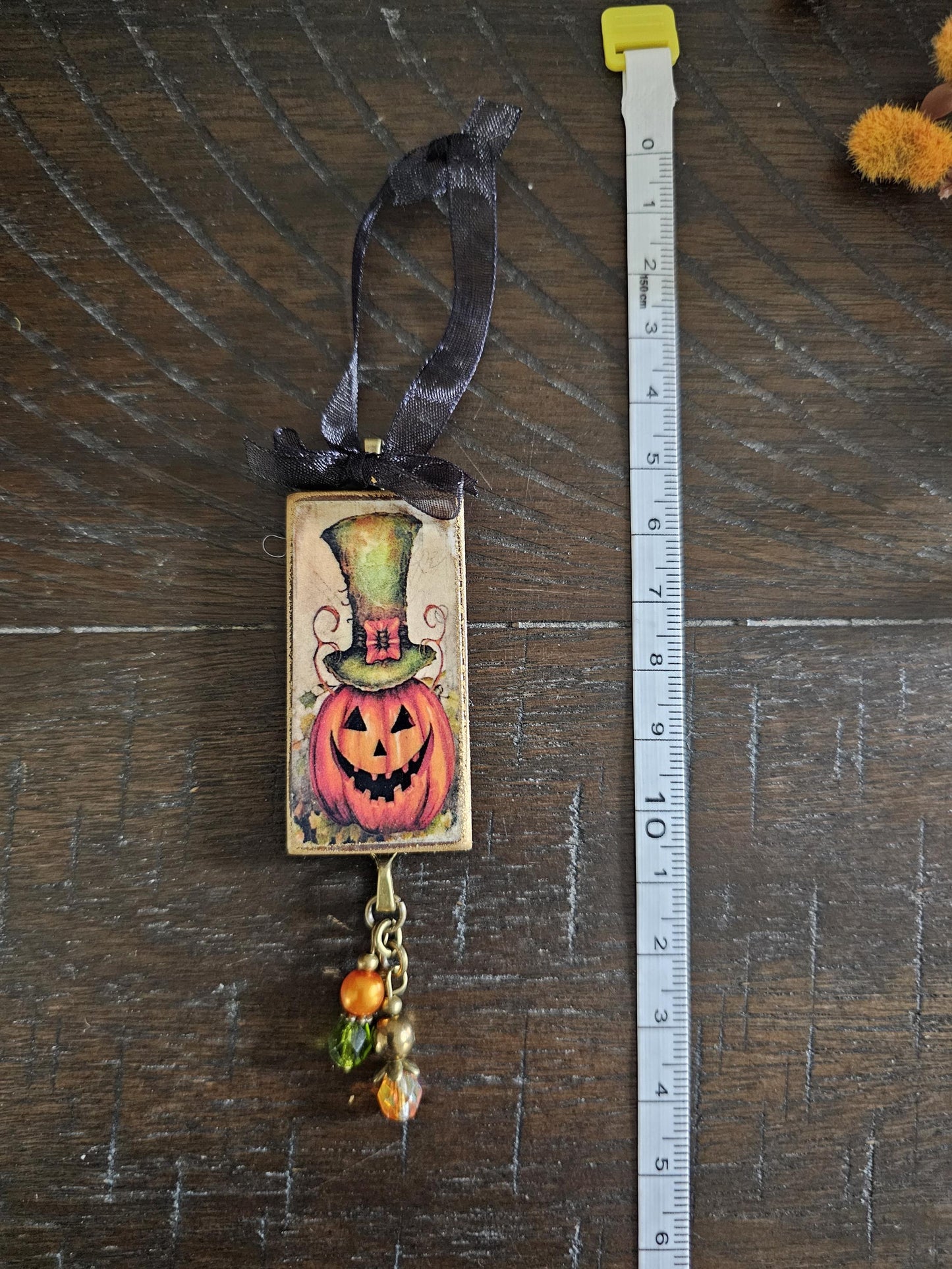 Jack-o-lantern Ornament, Halloween Themed Decor