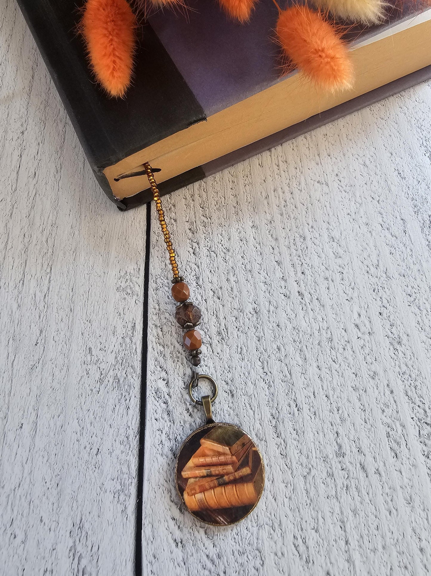 Book Themed Bookmark, Literary Book Mark, Reader Gift