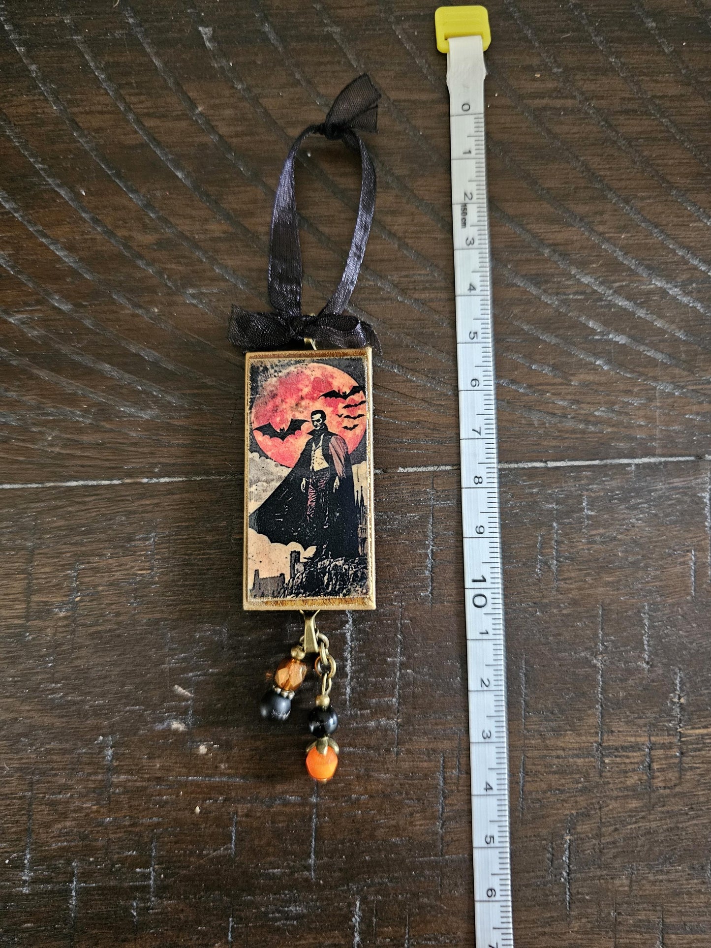 Vampire Halloween Ornament, Horror Decor