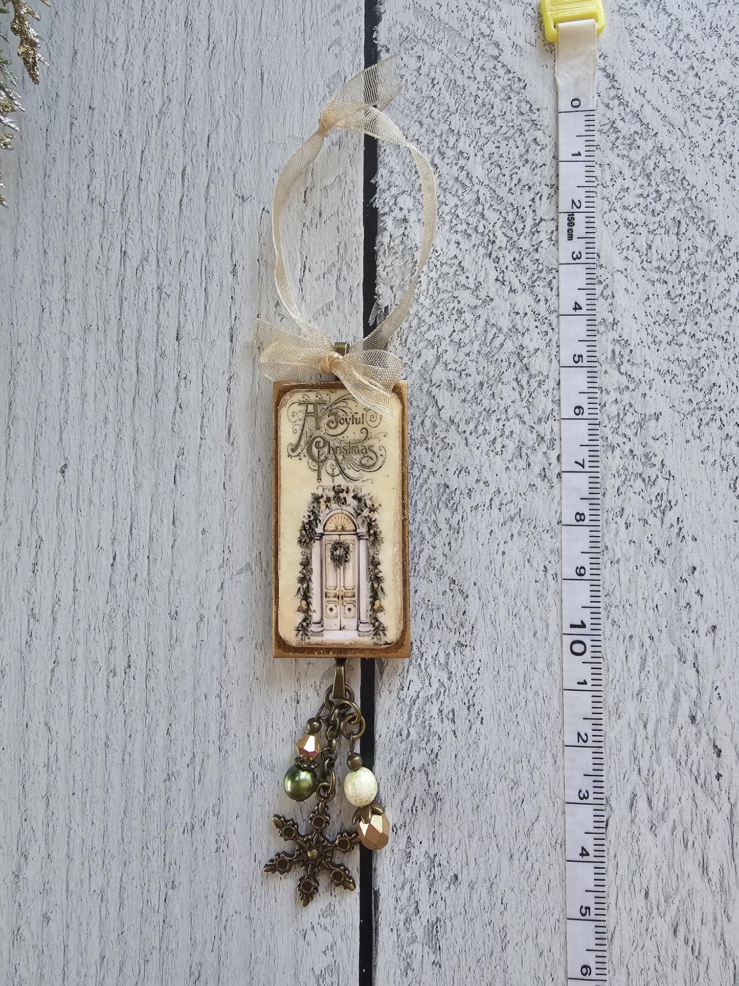 Handmade Christmas Ornaments With Holiday Scenes, Choose 1 or All 3