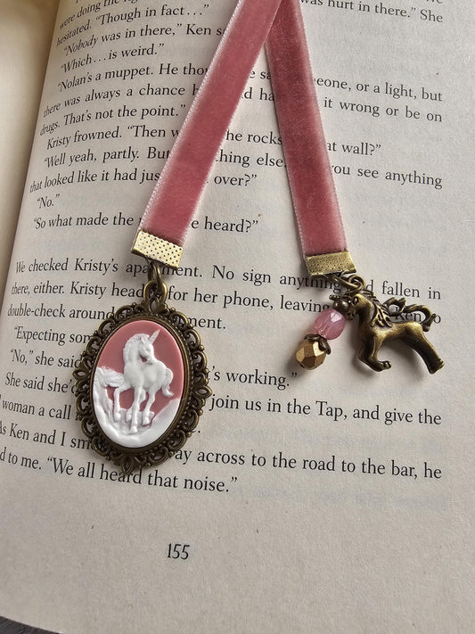 Whimsical Unicorn Bookmark, Reader Gift